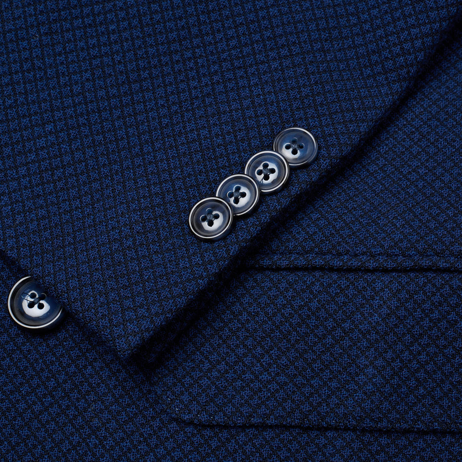 SARTORIA PARTENOPEA "GUABELLO" Blue Wool DB Jacket NEW Current Model