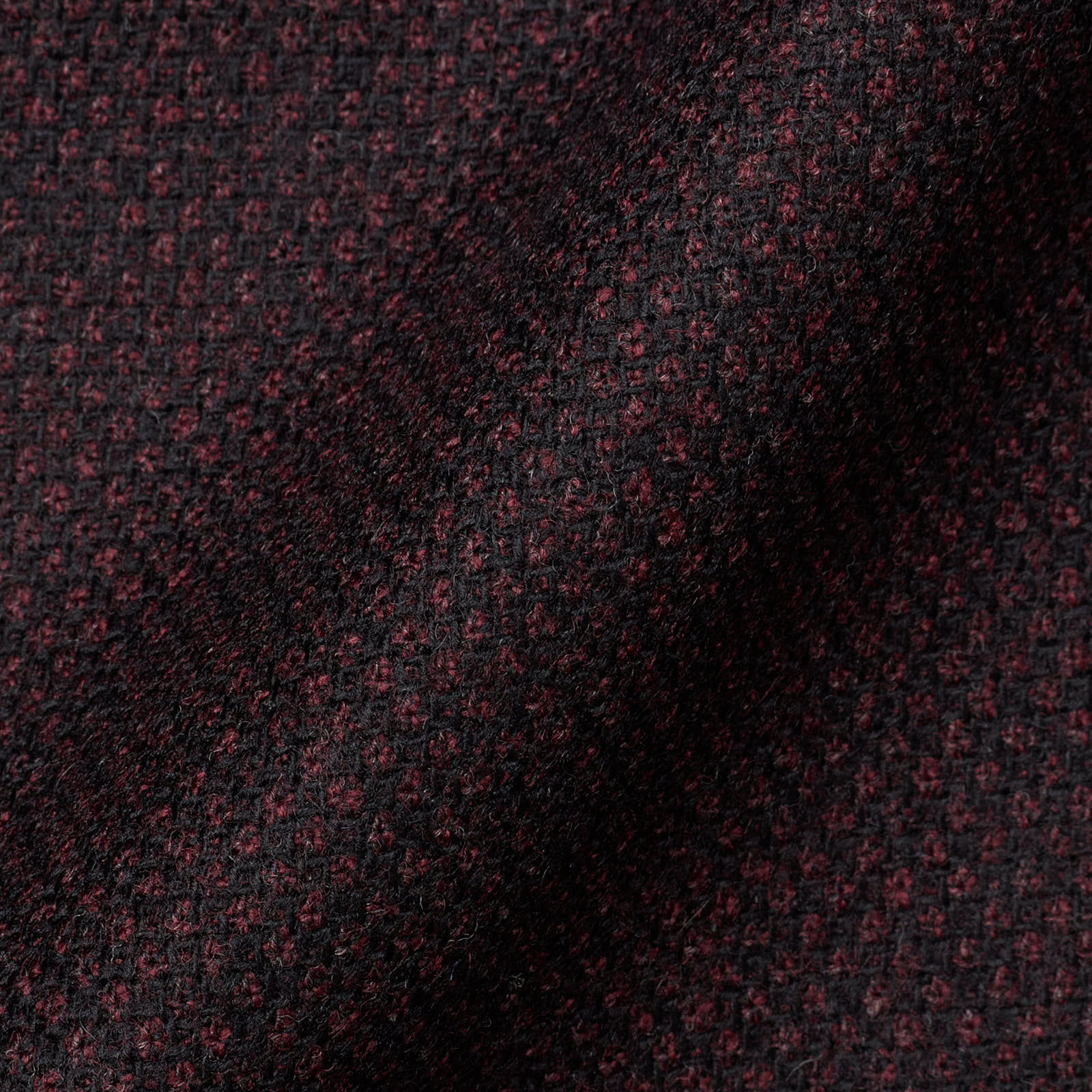 SARTORIA PARTENOPEA for STERR&DOON Burgundy Micro Pattern Wool Jacket EU 52 NEW US 42  Current Model