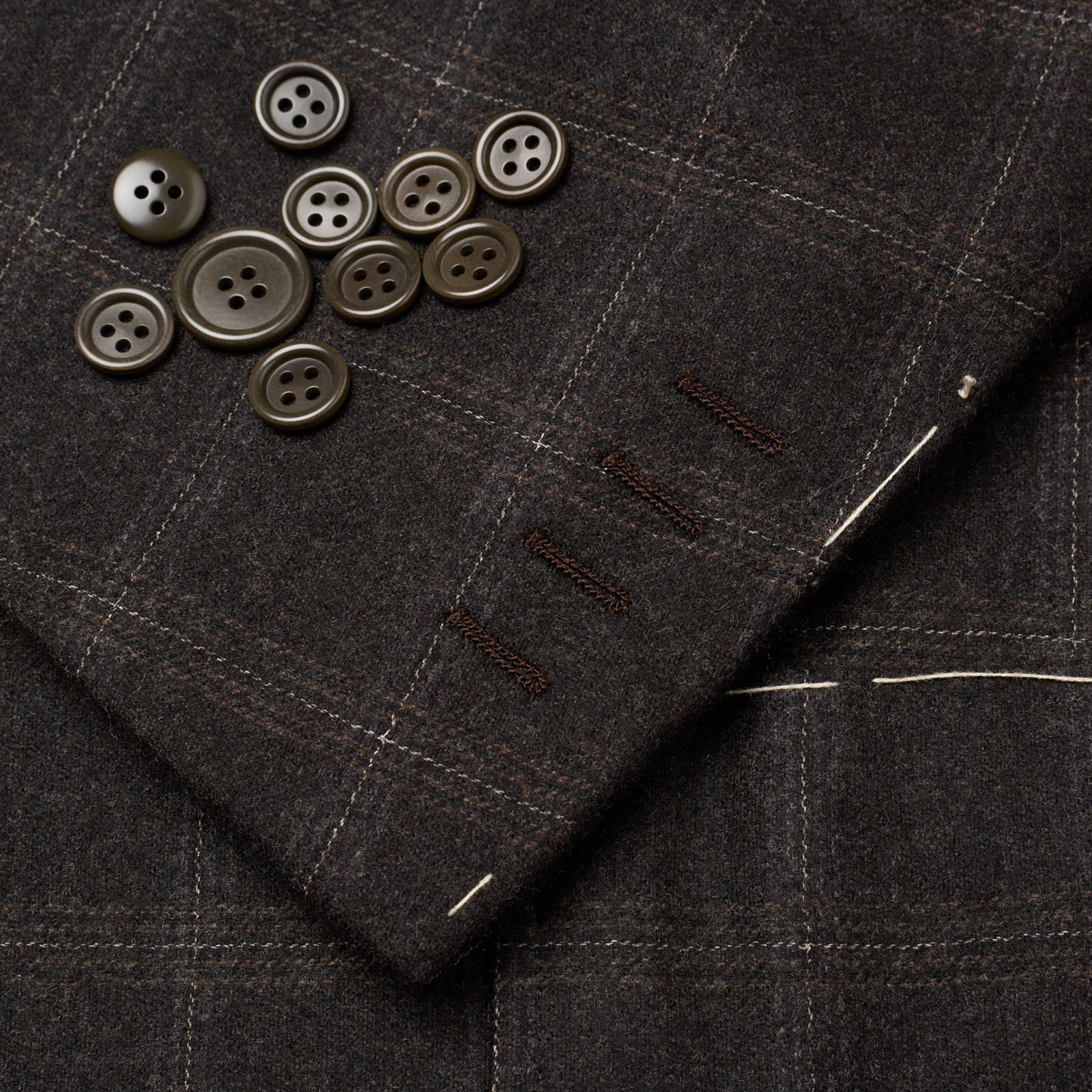 SARTORIA PARTENOPEA for VANNUCCI Handmade Wool Jacket EU 52 NEW US 42