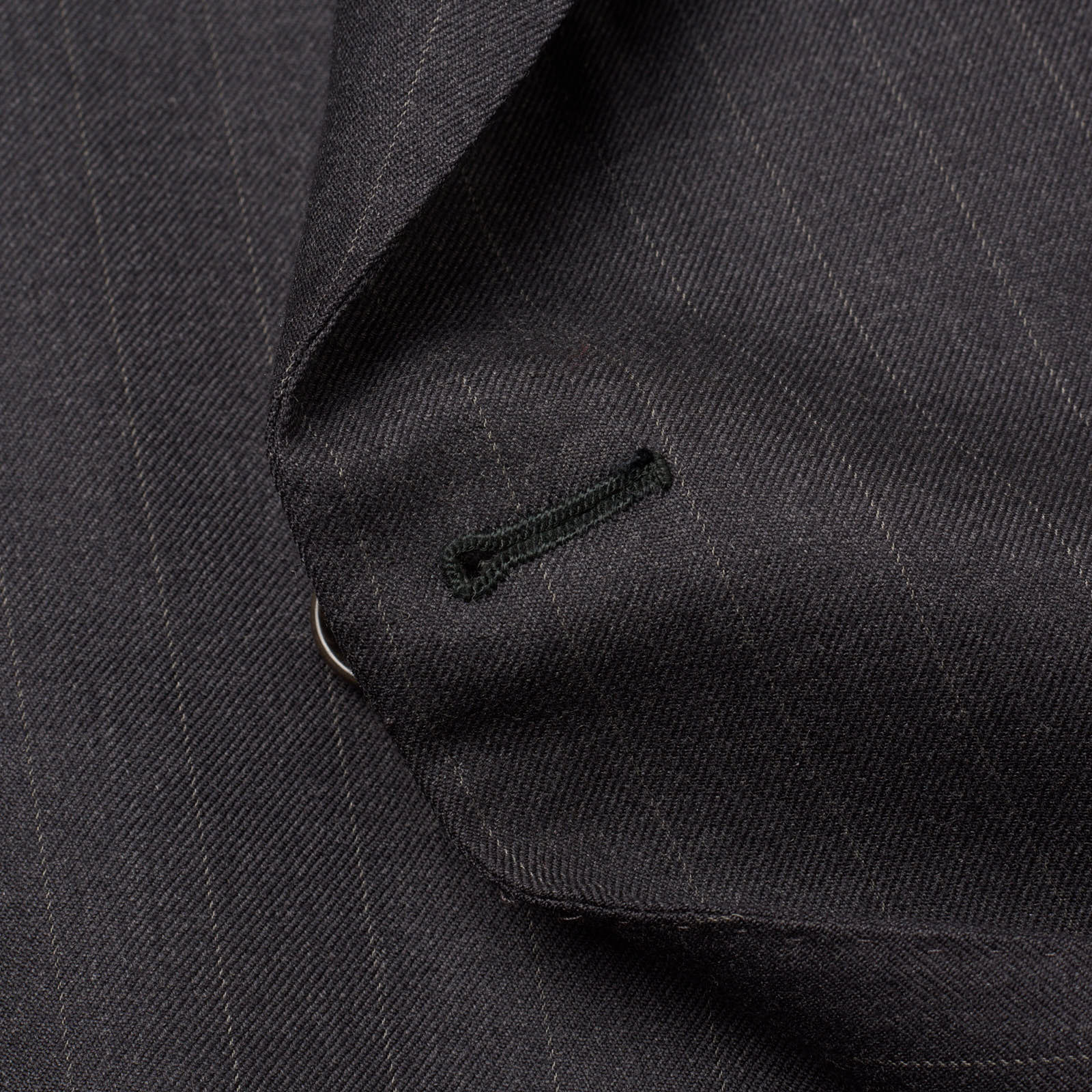 SARTORIA PARTENOPEA for VANNUCCI Handmade Gray Wool DB Jacket EU 50 US 40