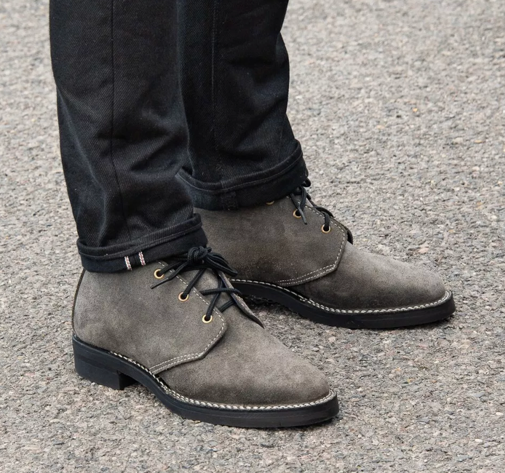 WESCO x Iron Heart Gray Roughout Chukka Boots US 11 D USA