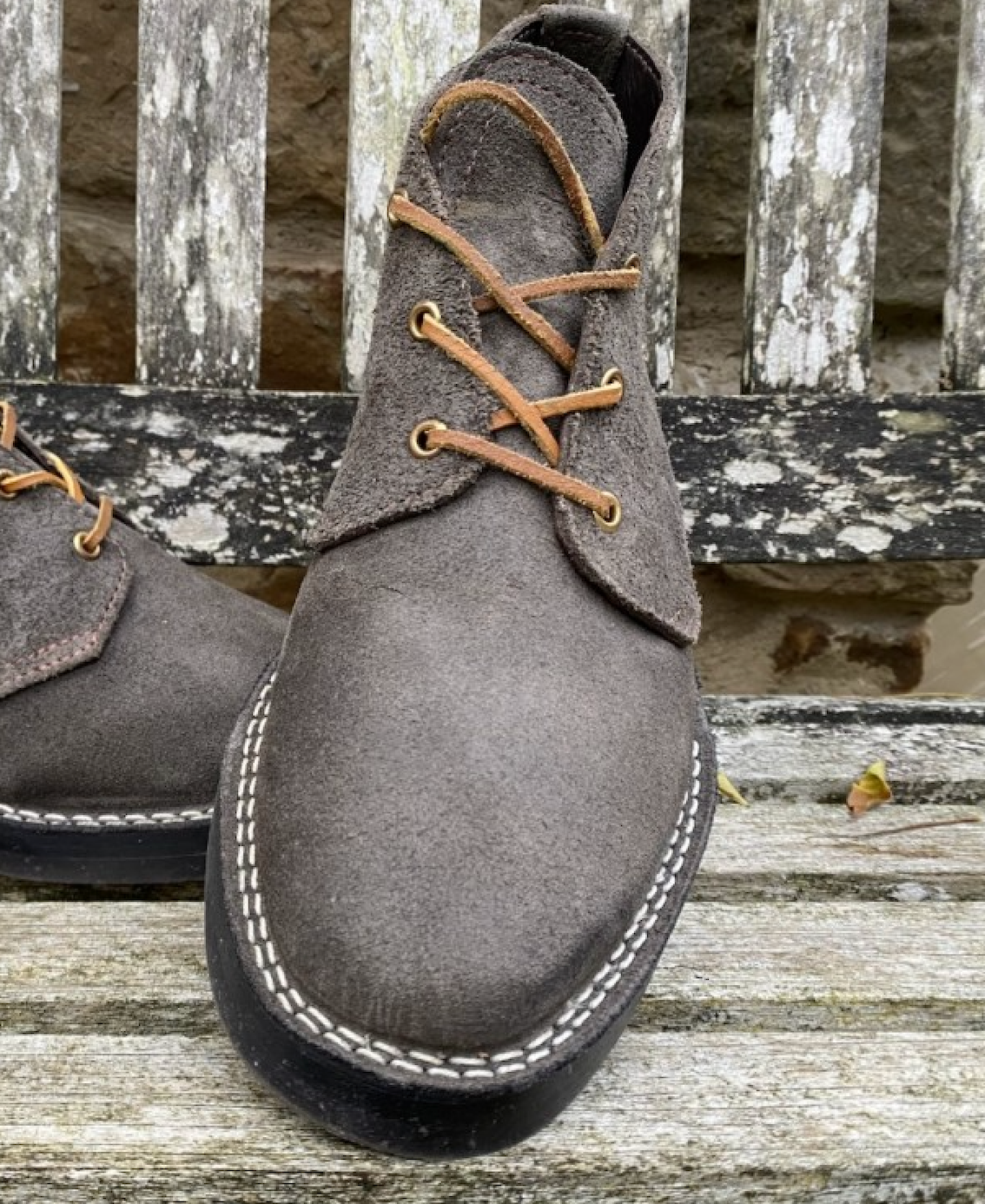 WESCO x Iron Heart Gray Roughout Chukka Boots US 11 D USA