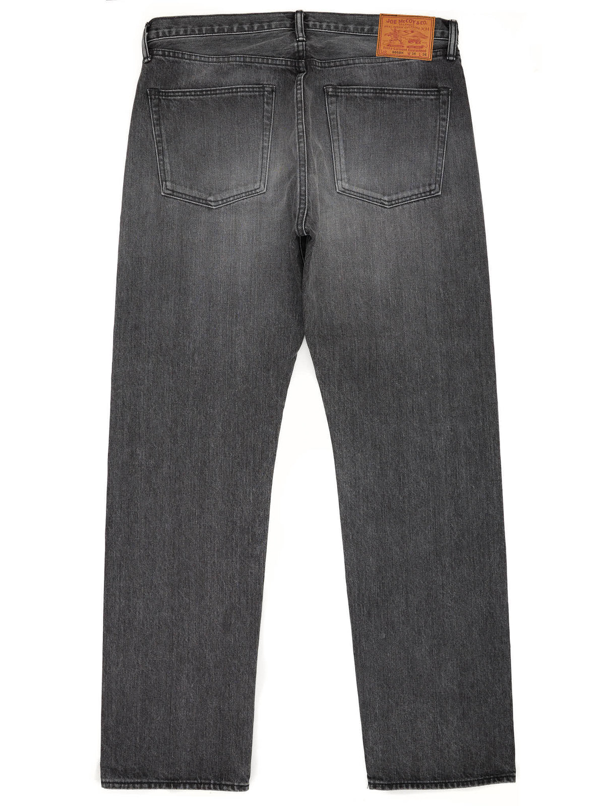 THE REAL MCCOY'S 996BK Gray Denim Cotton Selvedge Jeans