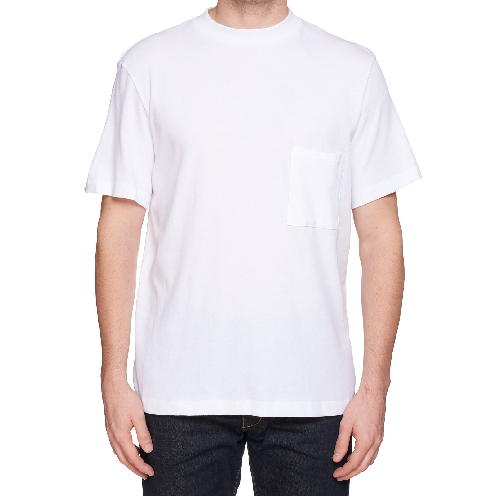 THE ROW "Beau" White Supima Cotton Short Sleeve T-Shirt NEW US L THE ROW