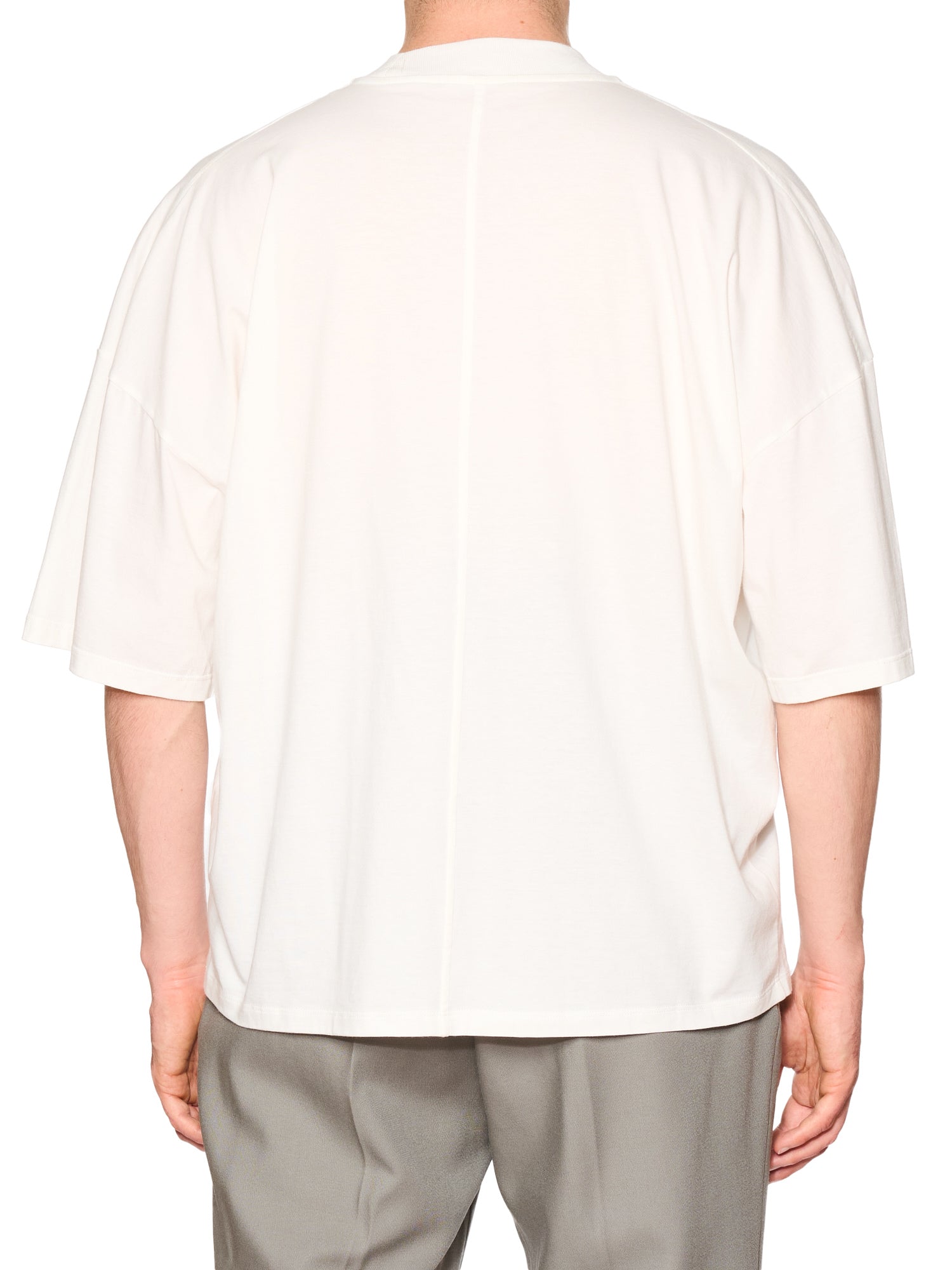 THE ROW "Errigal" White Cotton Jersey T-Shirt Size L New