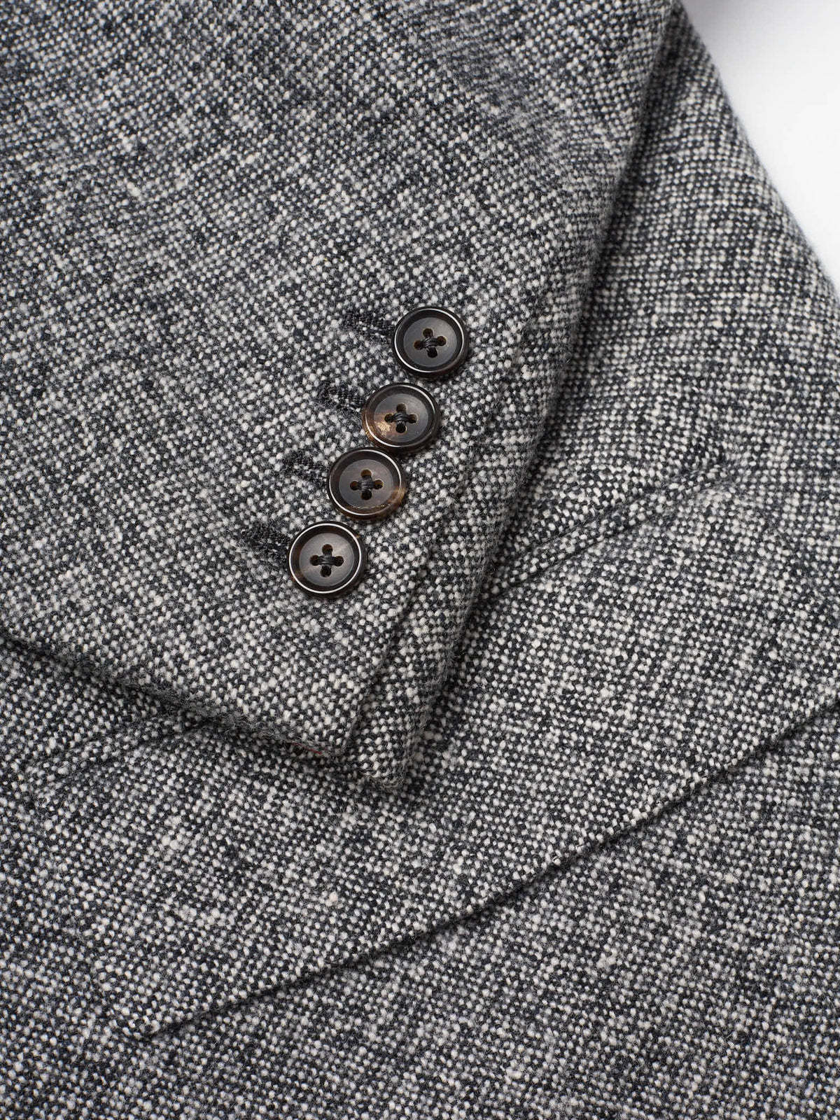 THOM BROWNE New York Gray Birdseye Cashmere Sport Jacket