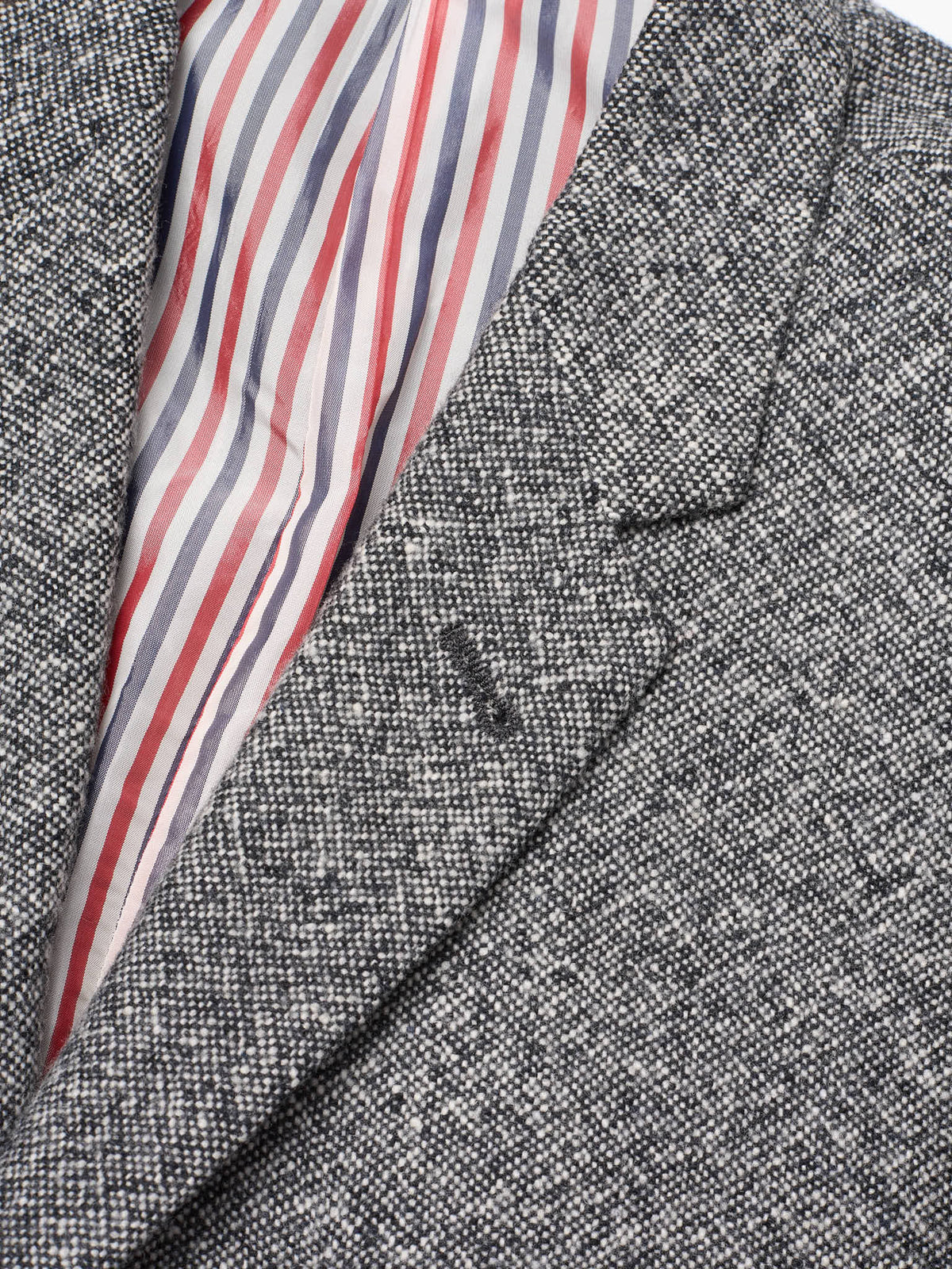 THOM BROWNE New York Gray Birdseye Cashmere Sport Jacket