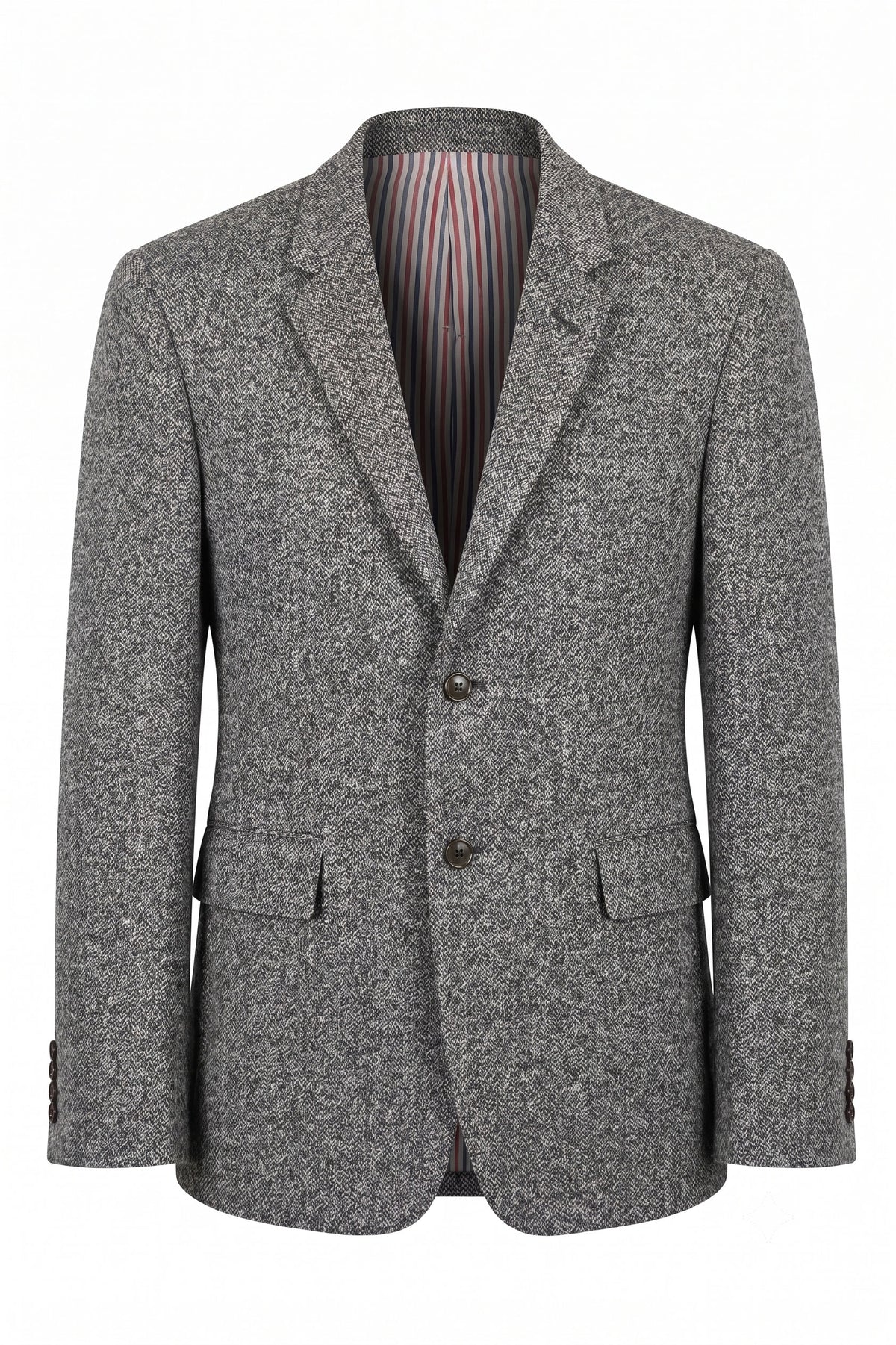 THOM BROWNE New York Gray Birdseye Cashmere Sport Jacket