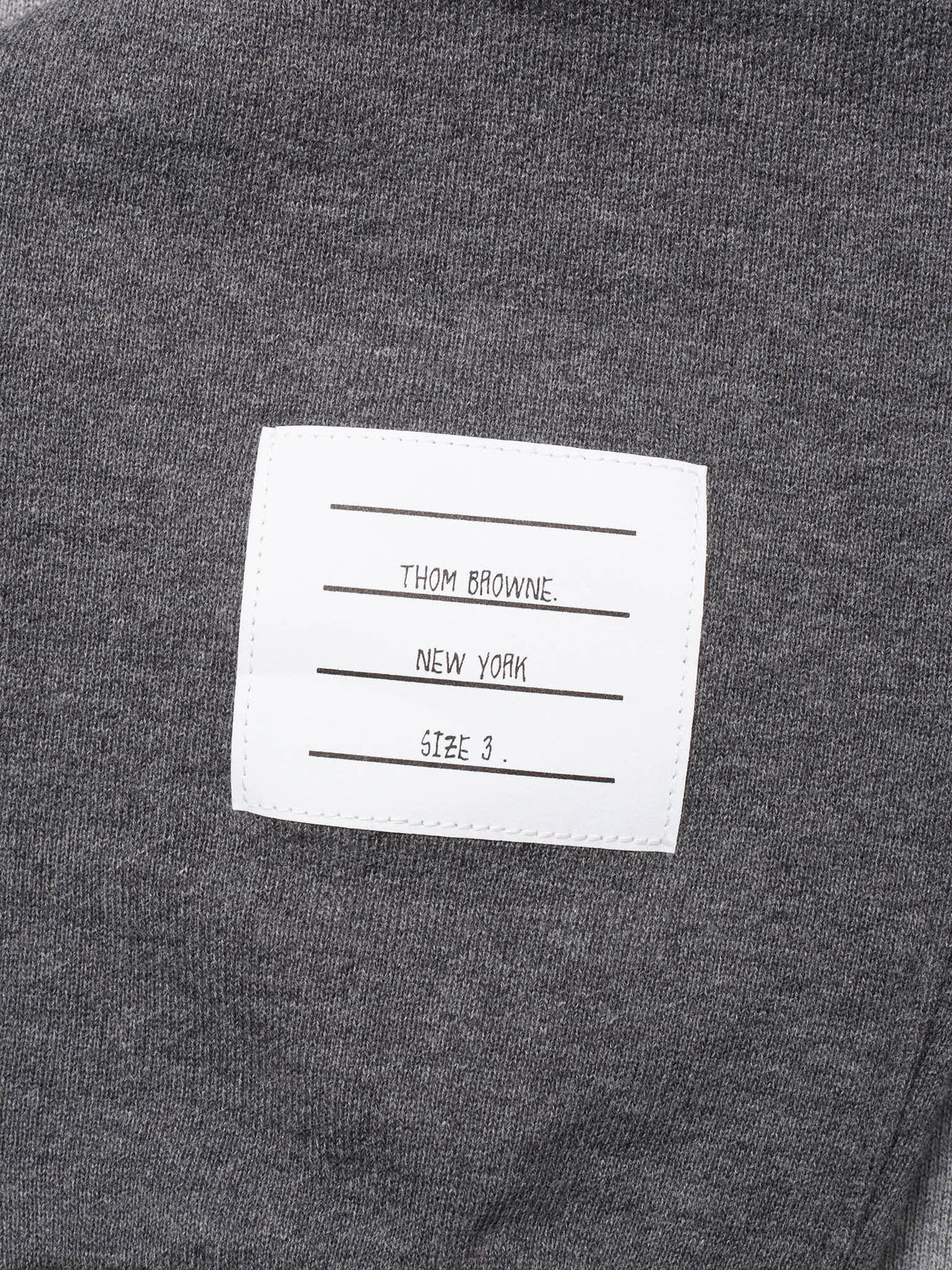 THOM BROWNE New York Gray Color-Block Cotton 4 Bar Sweatpants NEW L