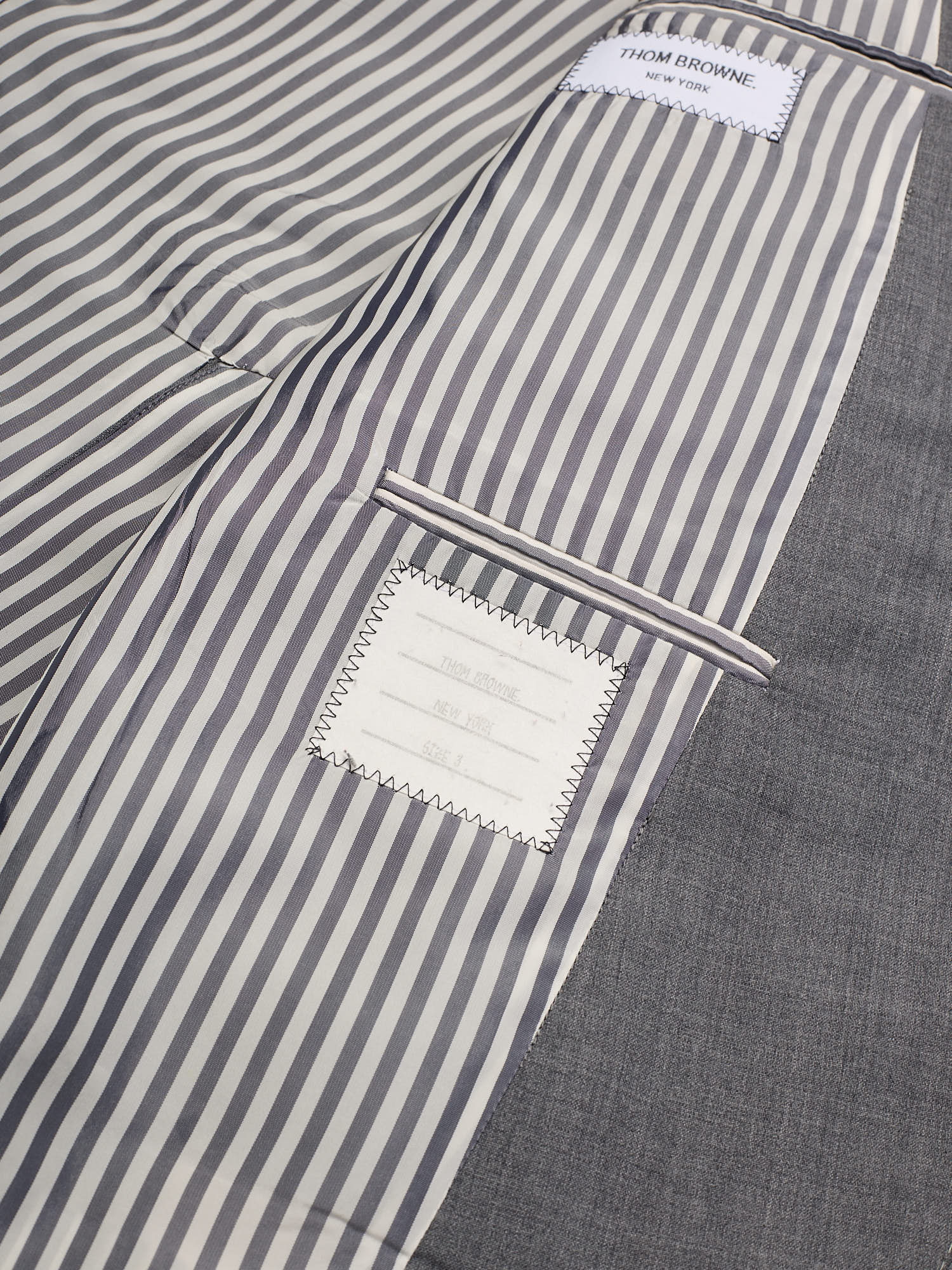 THOME BROWNE New York Gray Wool Sport Jacket