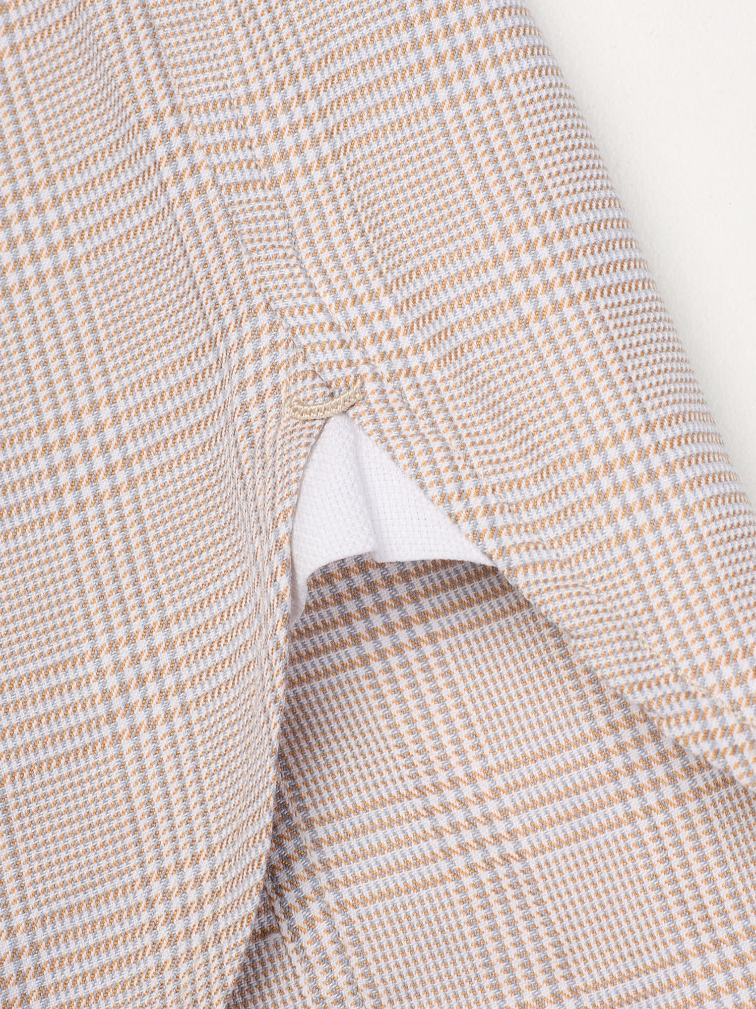 TOM FORD Beige Glen Plaid Cotton Dress Shirt EU 41 NEW US 16