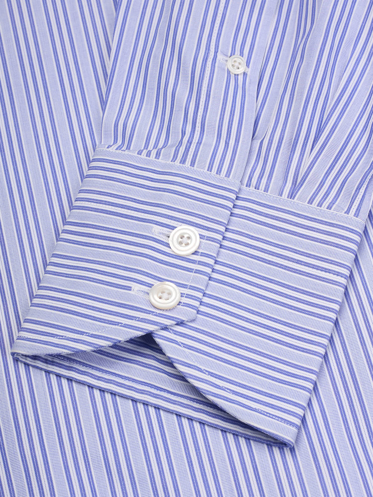 TOM FORD Blue Striped Cotton Dress Shirt EU 40 NEW US 15.75