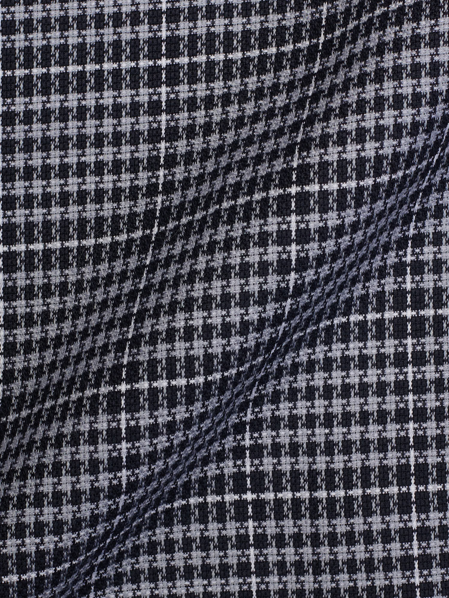 TOM FORD Gray Plaid Micro Pattern Cotton Dress Shirt EU 39 NEW US 15.5