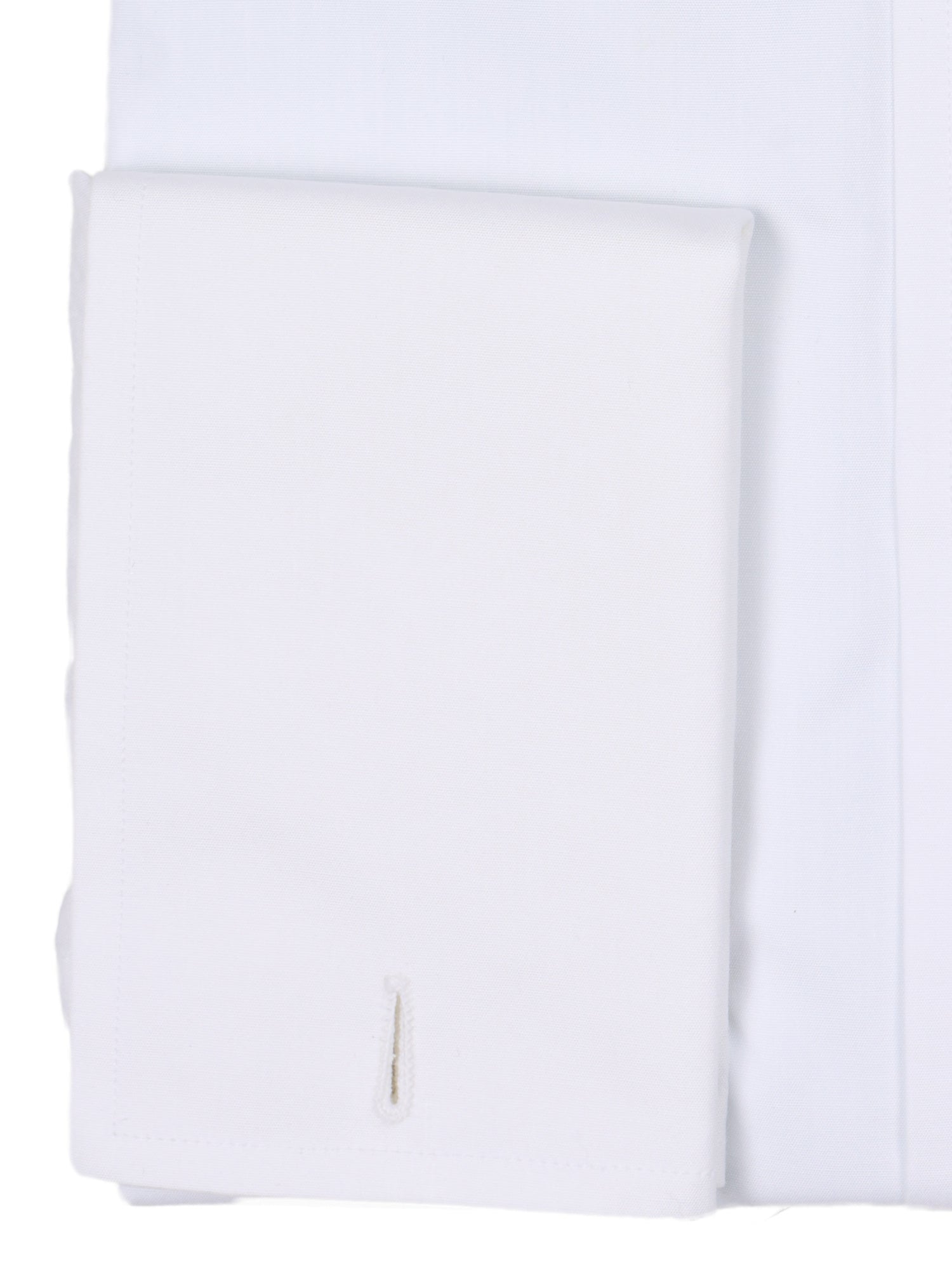 TRUZZI Milano White Cotton French Cuff Dress Shirt