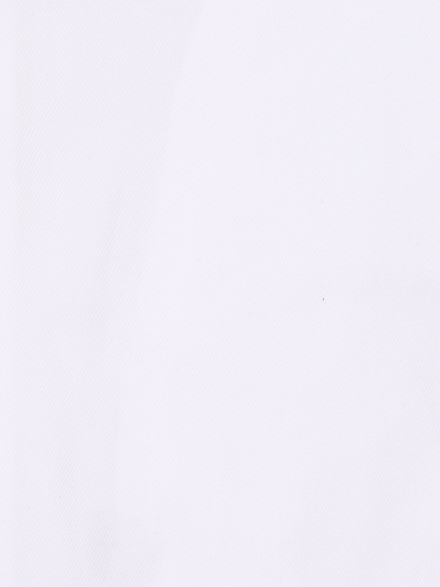 TRUZZI Milano White Twill Cotton French Cuff Dress Shirt