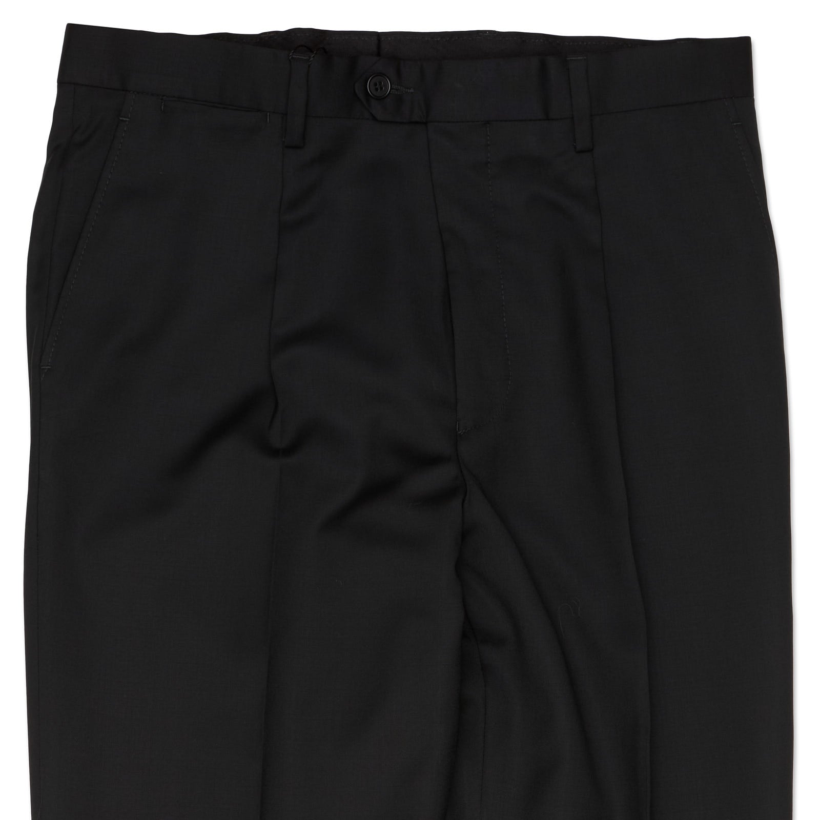 VANNUCCI MILANO Black Supper 120s Wool Dress Pants EU 46 NEW US 30