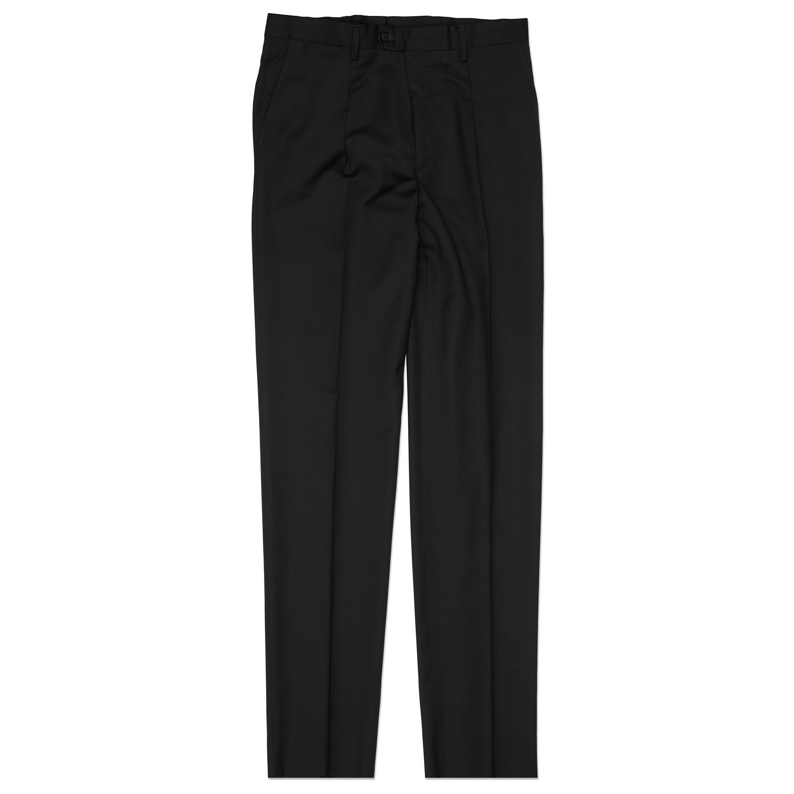 VANNUCCI MILANO Black Supper 120s Wool Dress Pants EU 46 NEW US 30