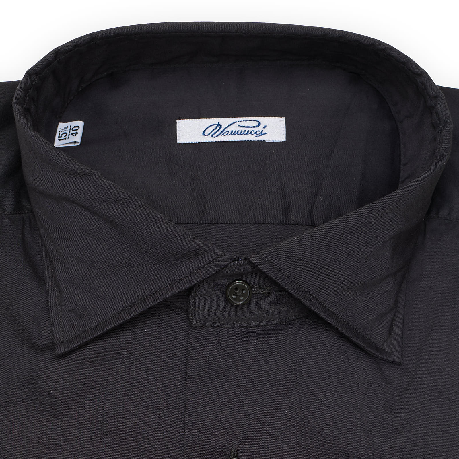 VANNUCCI MILANO Black Stretch Casual Shirt