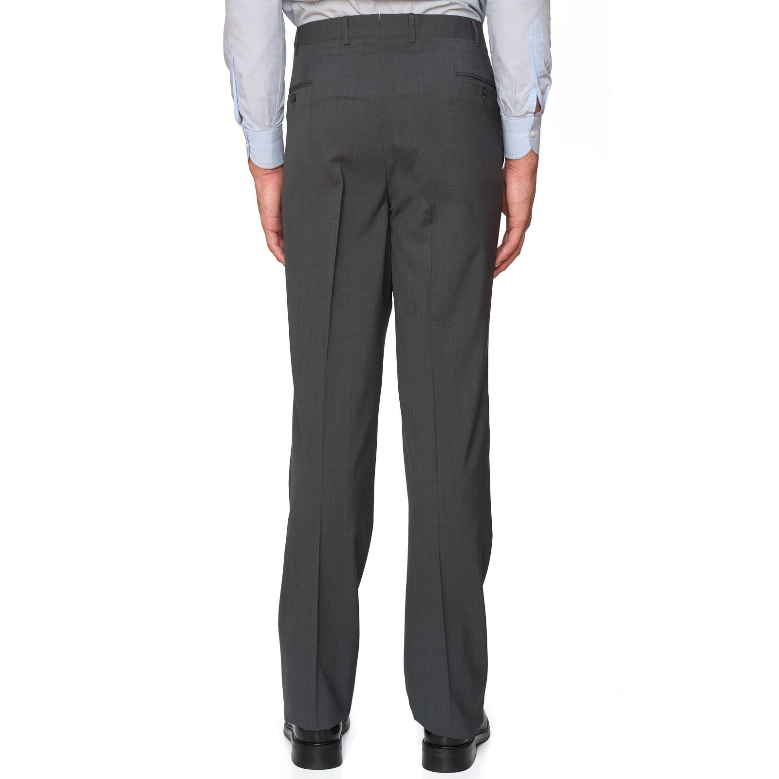 VANNUCCI MILANO Medium Gray Super 140'S Dress Pants US 40 NEW EU 56