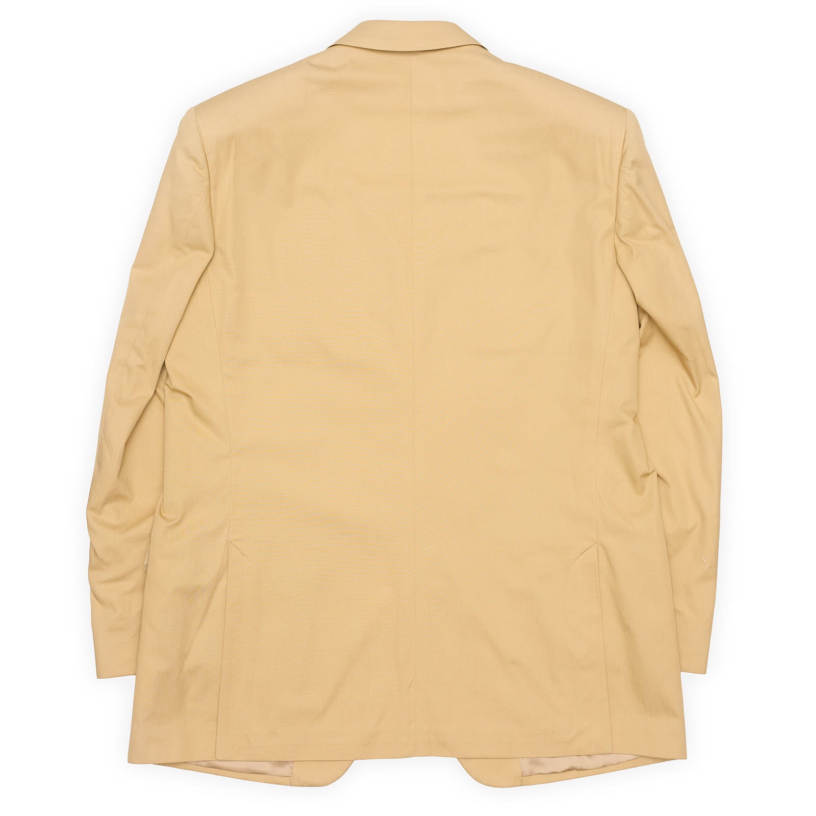 VANNUCCI Milano Beige Cotton Half Lined Jacket EU 56 NEW US 46