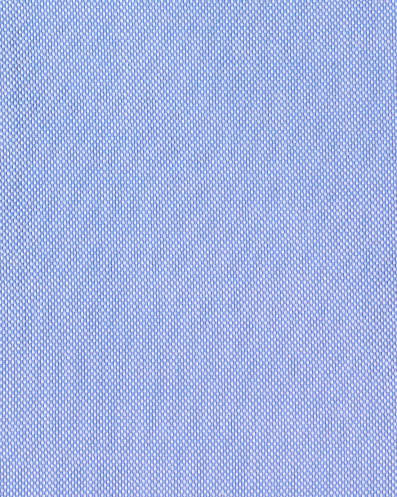 VANNUCCI Milano Blue Oxford Cloth Cotton Dress Shirt EU 45 NEW US 18