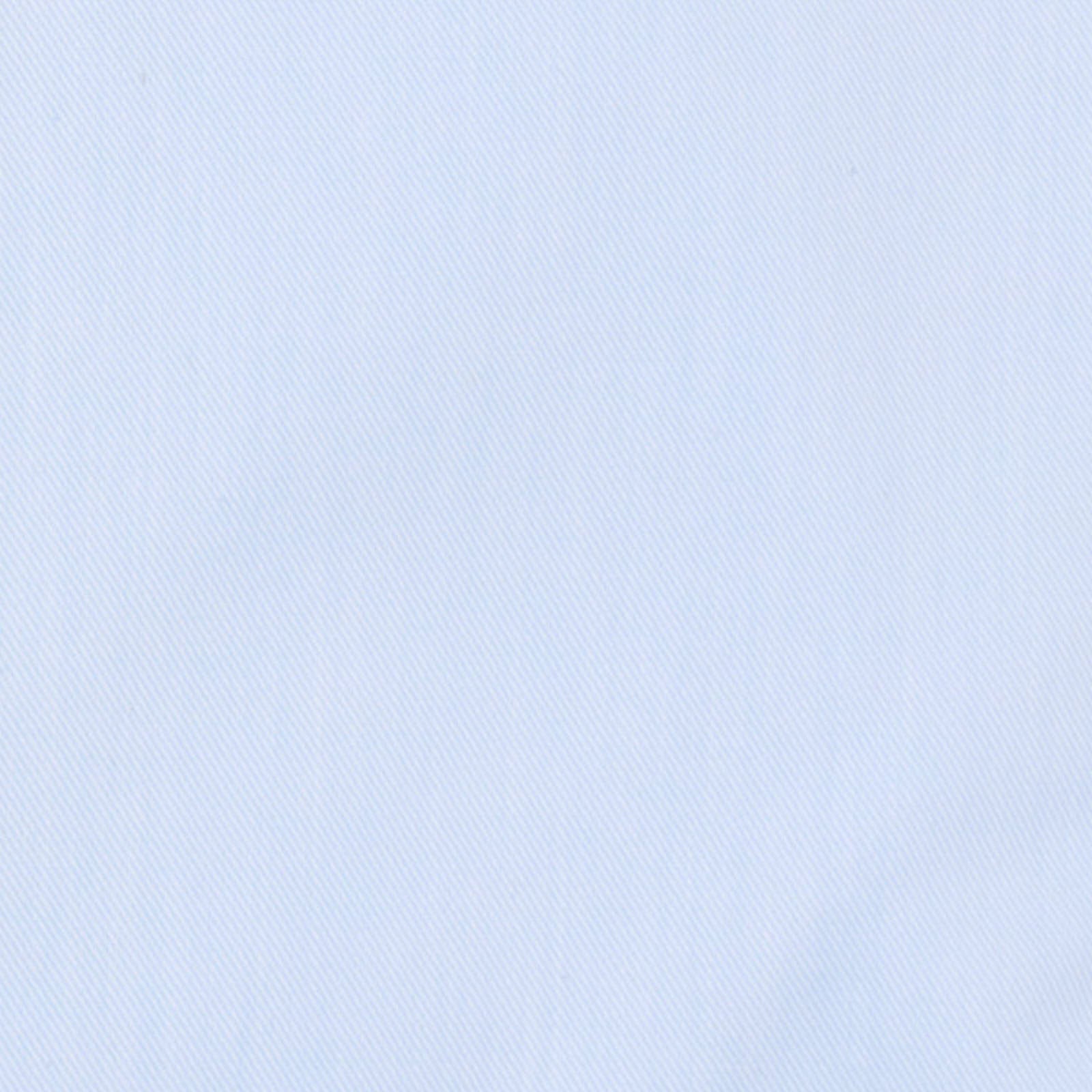 VANNUCCI Milano Light Blue Twill French Cuff Cotton Dress Shirt NEW