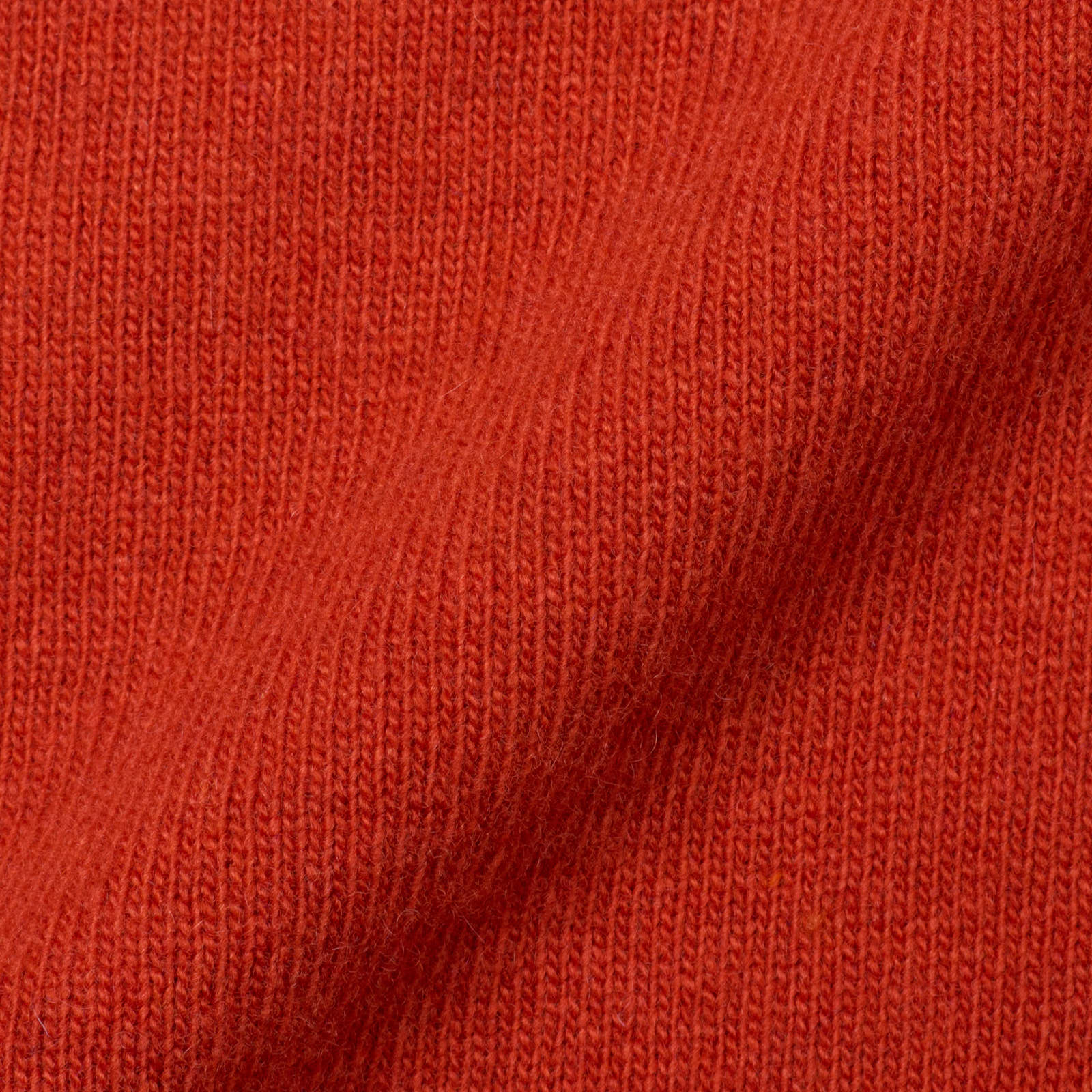 VANNUCCI Milano Burnt Orange Wool-Cashmere Knit Turtleneck Sweater EU 52 US L