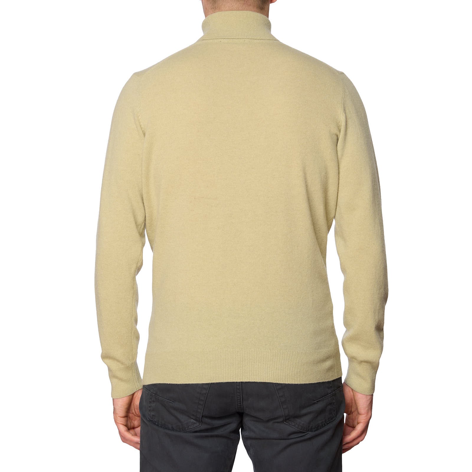 VANNUCCI Milano Sage Loro Piana Wool-Cashmere Knit Turtleneck Sweater NEW