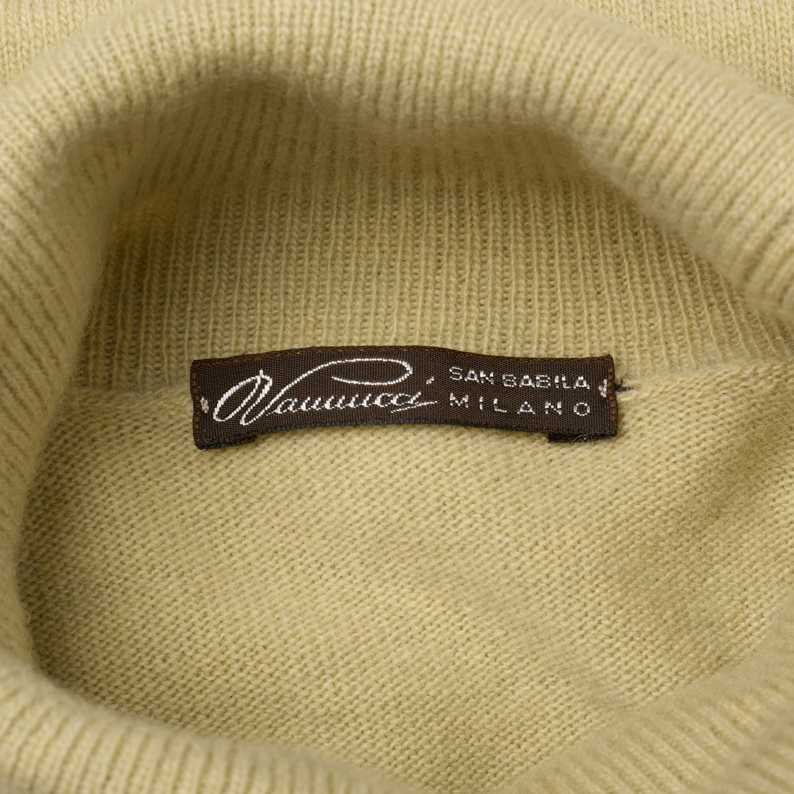 VANNUCCI Milano Sage Loro Piana Wool-Cashmere Knit Turtleneck Sweater NEW