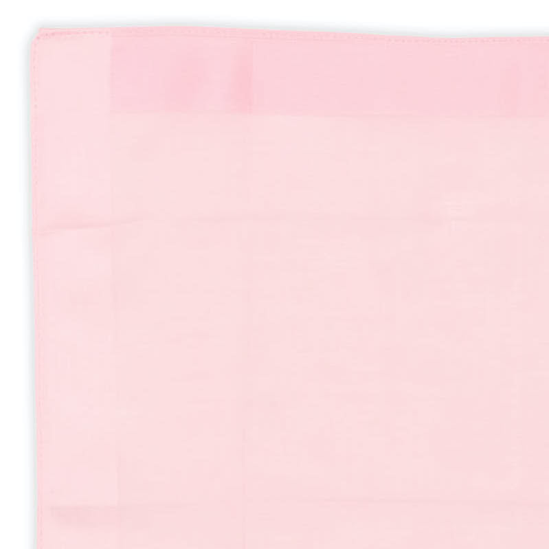 VANNUCCI Milano Handmade Pink Cotton Pocket Square NEW 30cm x 30cm