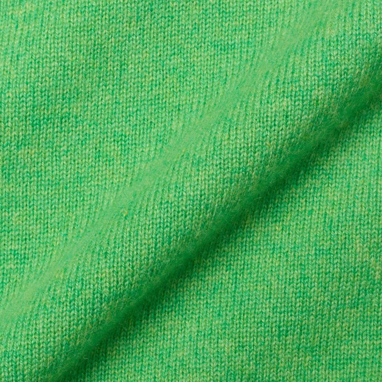VANNUCCI Milano Light Green Loro Piana 2/28 Knit Turtleneck Sweater EU 56 US XXL