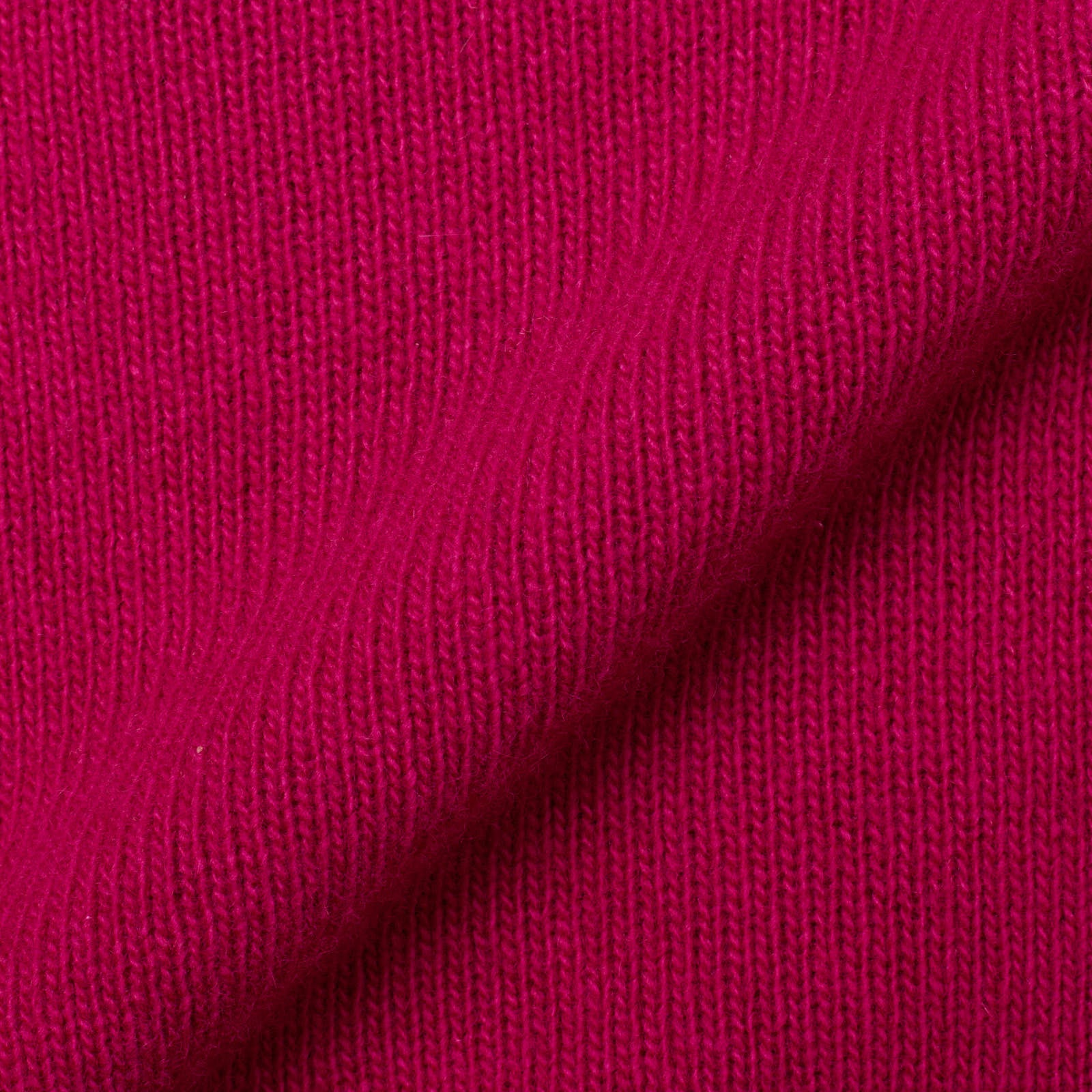 VANNUCCI Milano Magenta Wool-Cashmere Knit Crewneck Sweater EU 48 S