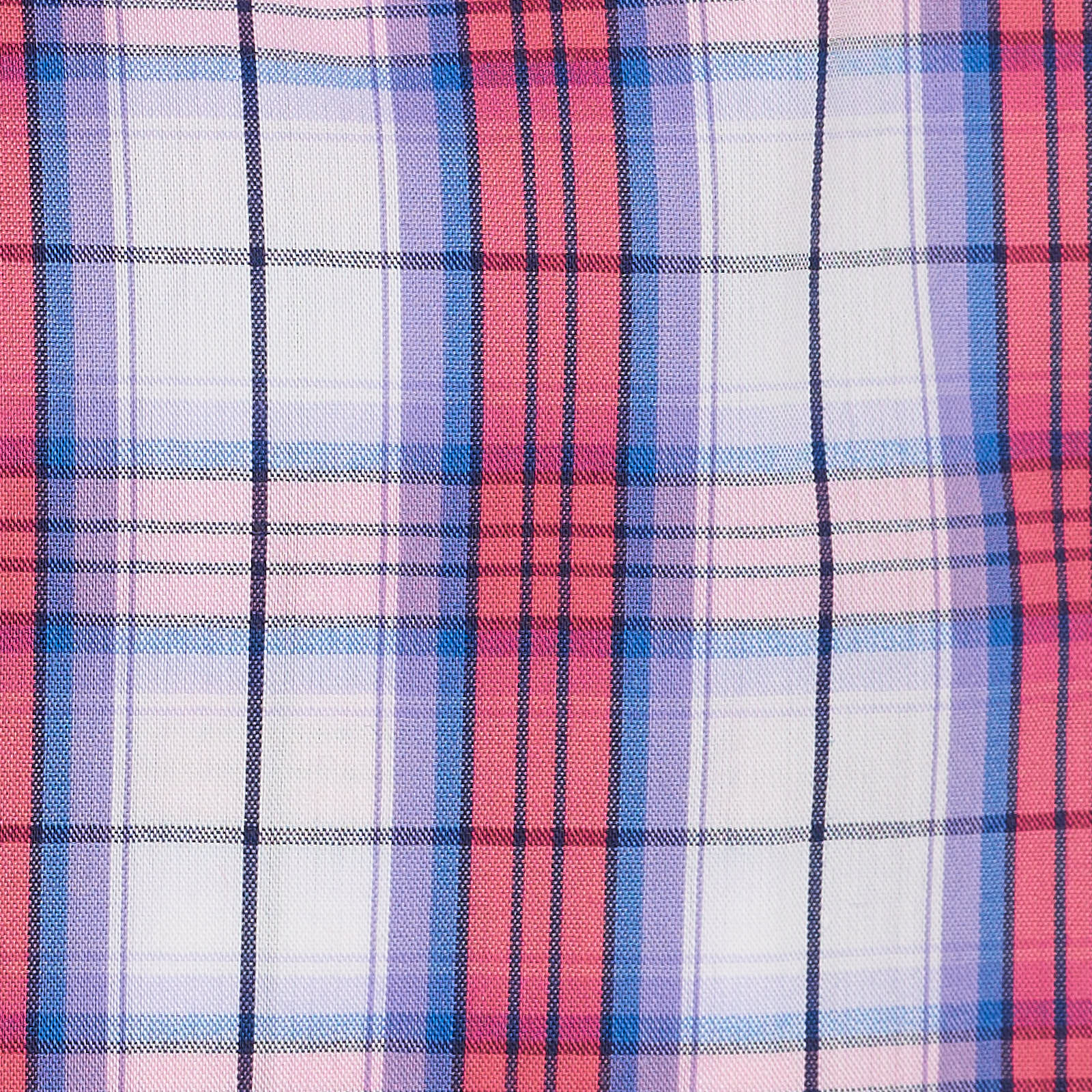 VANNUCCI Milano Multicolor Plaid Cotton-Polyamide-Elastane Dress Shirt NEW