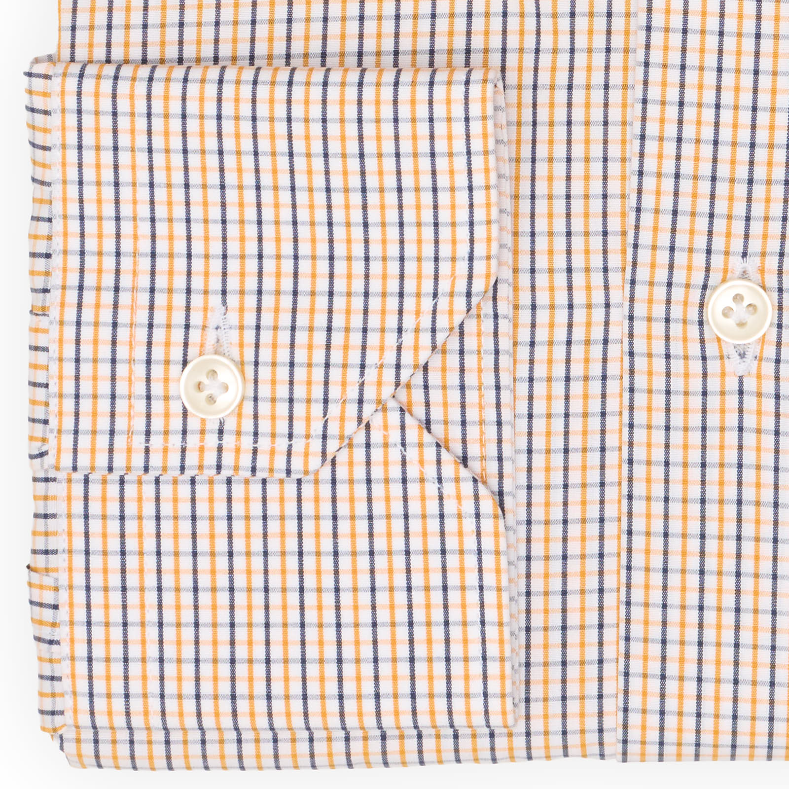 VANNUCCI Milano Multicolor Check Button Down Dress Shirt EU 38 NEW US 15