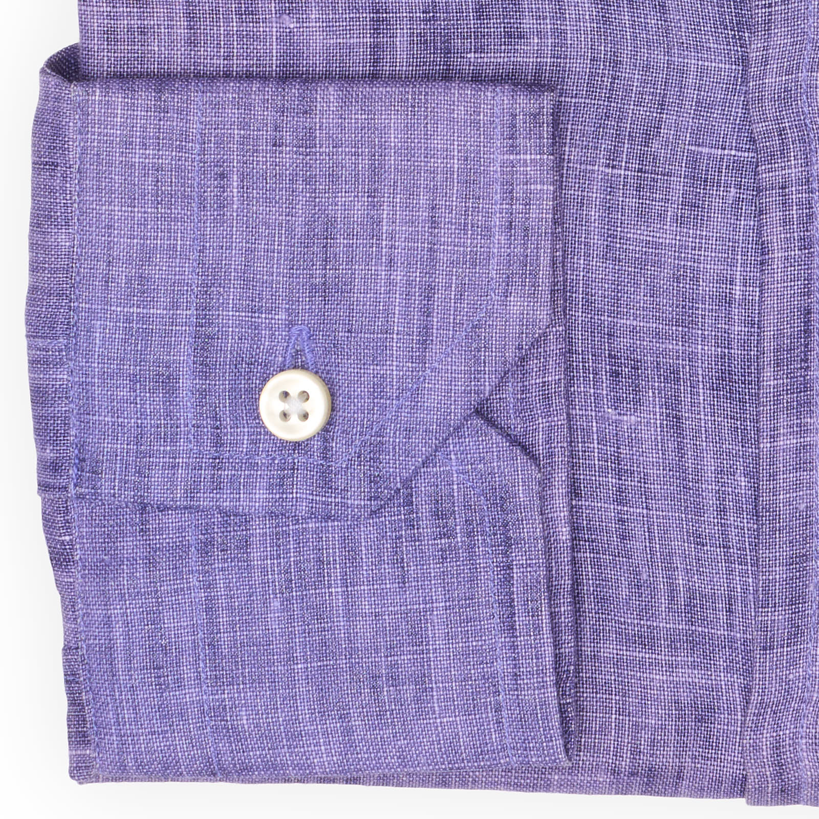 VANNUCCI Milano Purple Masters of Linen Dress Shirt EU S NEW US 15