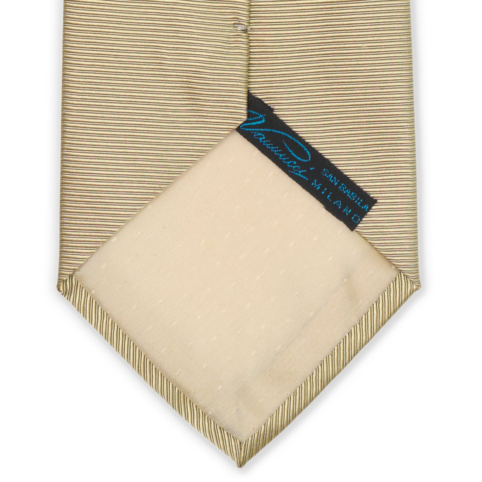 VANNUCCI Milano Satin Ivory Silk Tie NEW