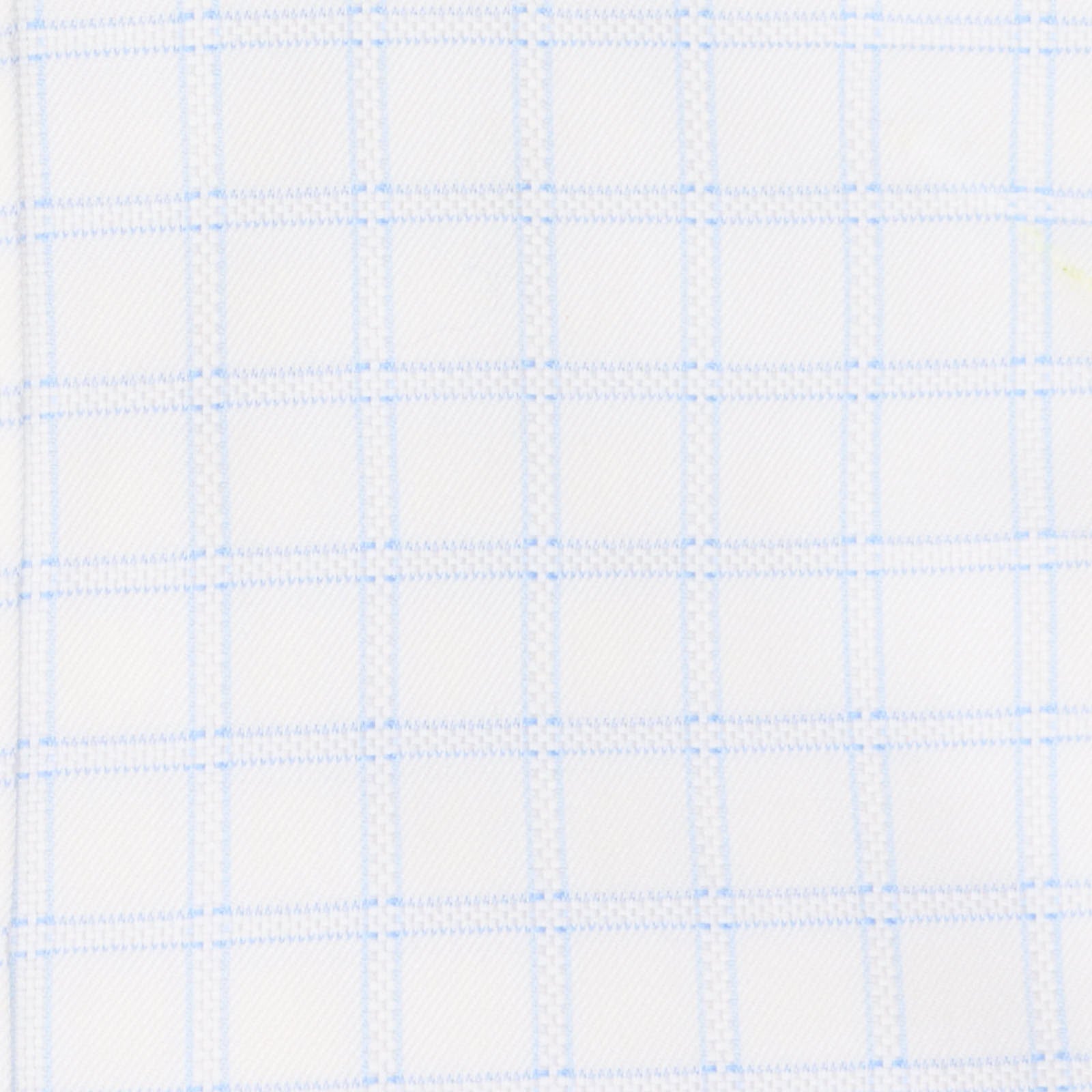 VANNUCCI Milano White Plaid Cotton Dress Shirt EU 38 NEW US 15