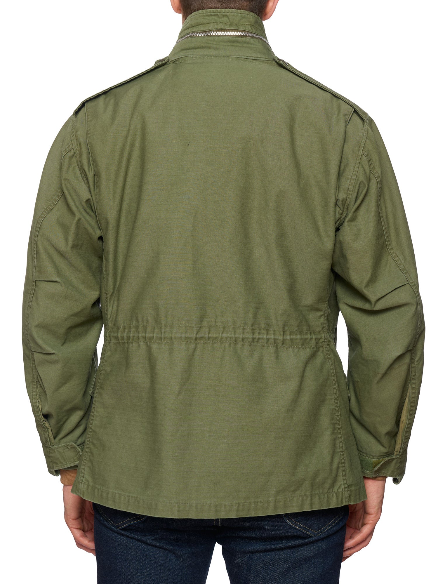 Vintage M-65 Vietnam Era AIRBORNE Olive Cotton Military Field Jacket US M