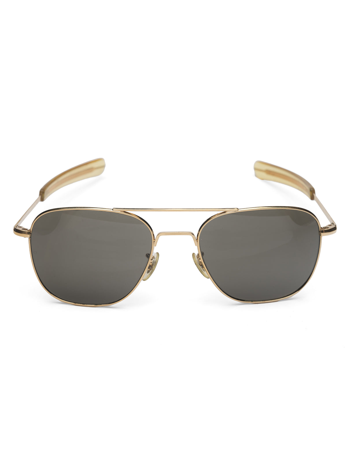 Vintage Randolph Engineering 5 1/2 USA Pilot Sunglasses Gold  display picture 1