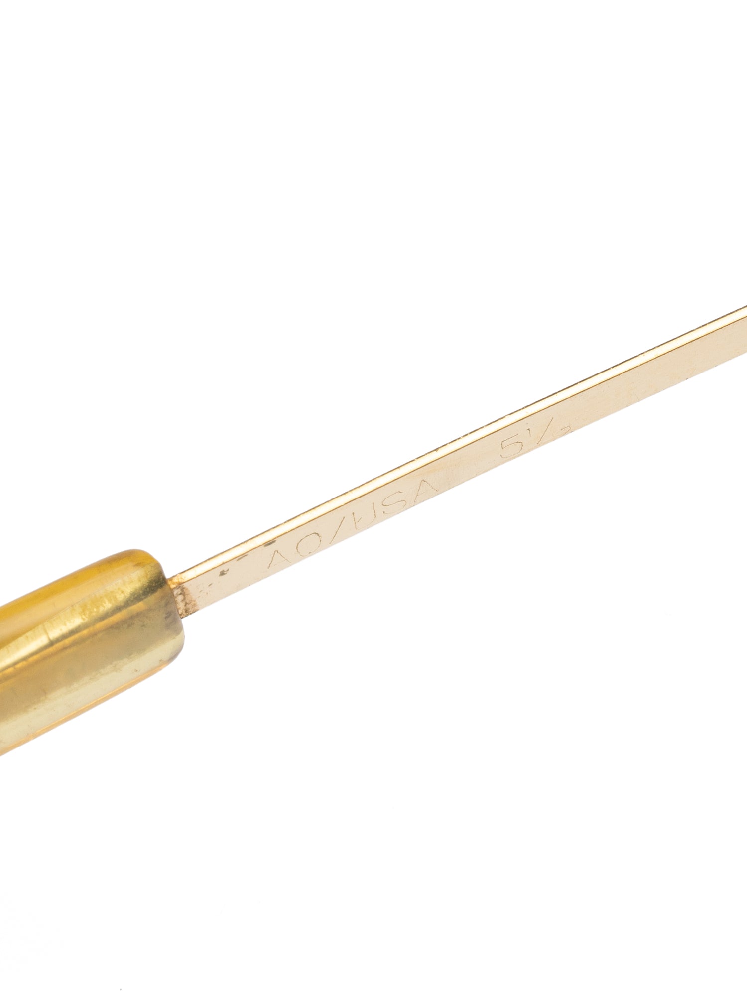 Vintage AMERICAN OPTICAL "Command" AO USA Gold 5 1/2 Pilot Sunglasses