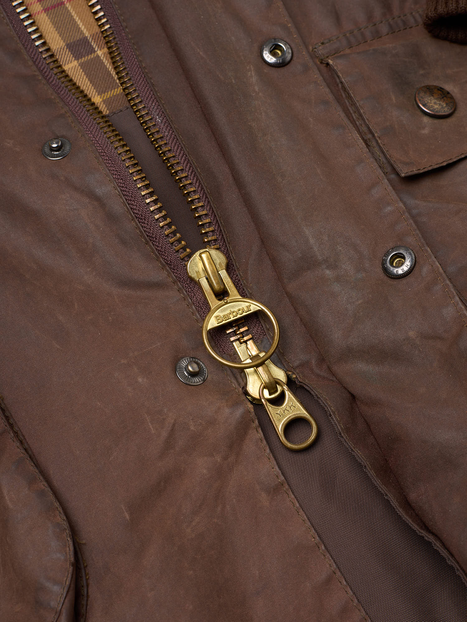 Vintage BARBOUR Bedale Brown Waxed Jacket 42
