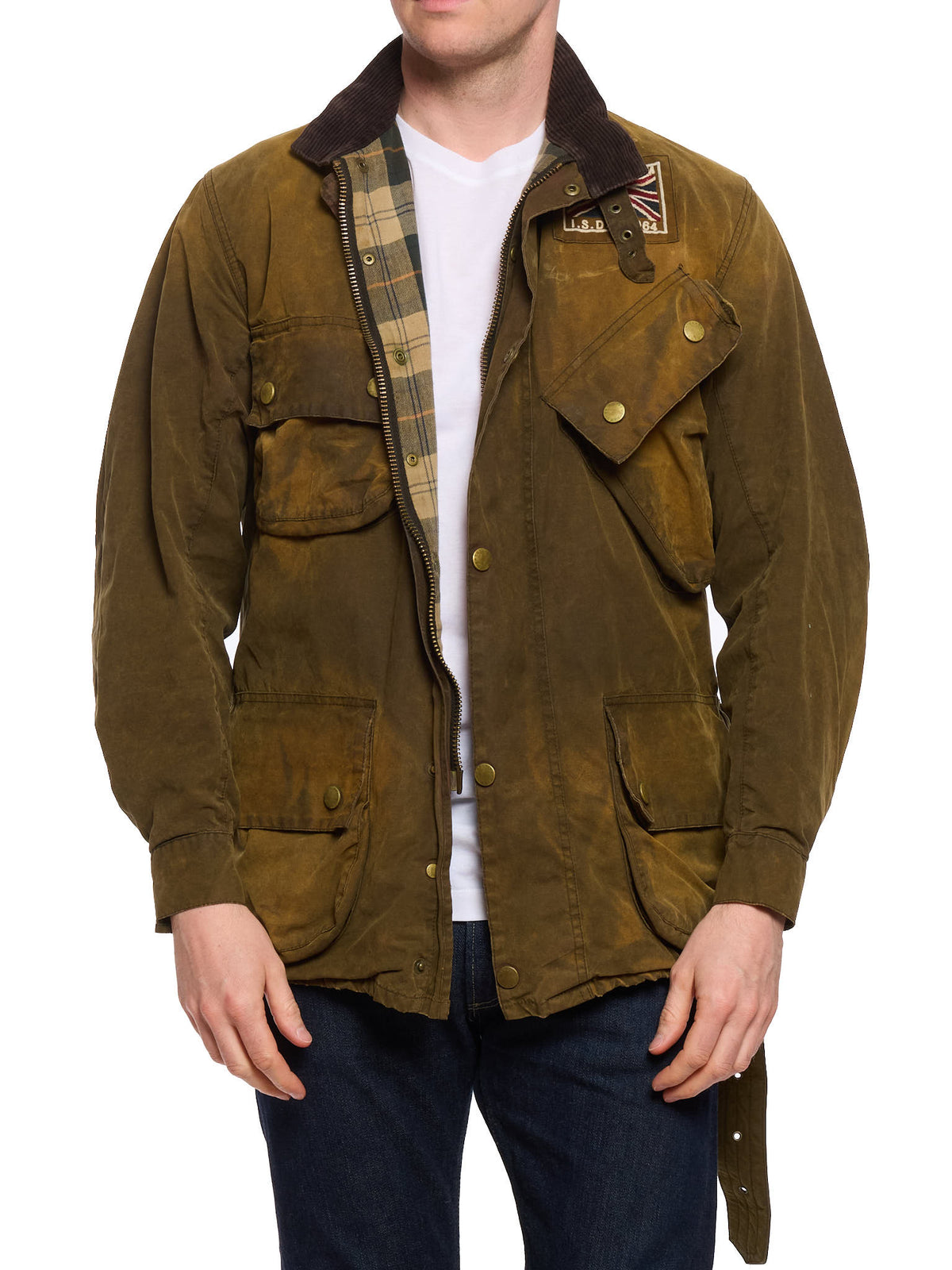 Barbour International 75th Anniversary A7 Distressed Wax Jacket Limited Edition