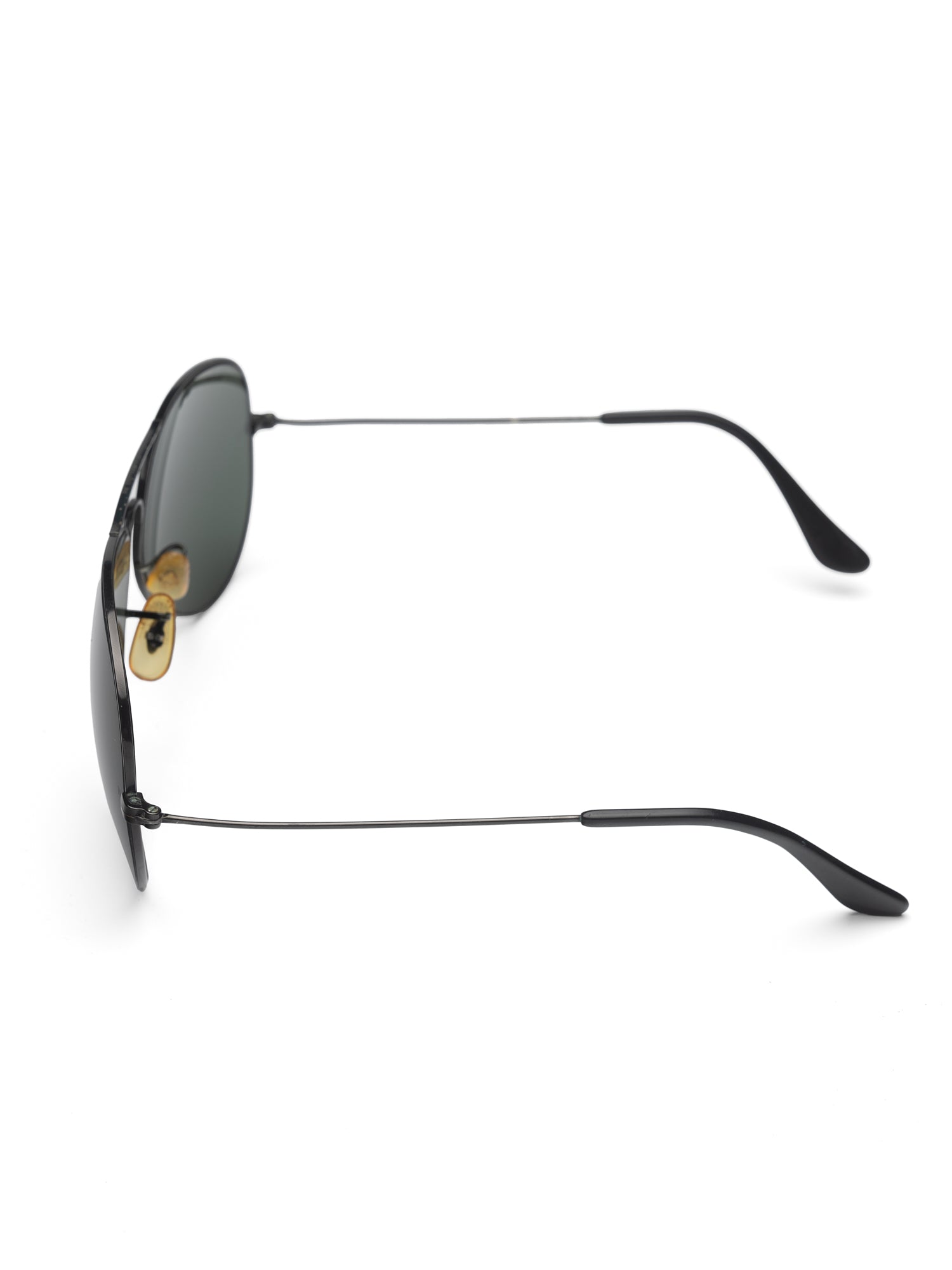 Vintage B&L RAY BAN USA Aviator Black Sunglasses 62mm Cobra Bausch & Lomb