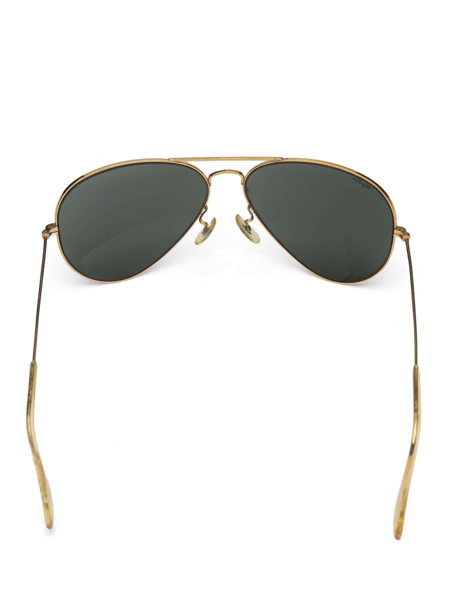 Vintage B&L RAY BAN USA Aviator Gold Sunglasses 62mm Bausch & Lomb