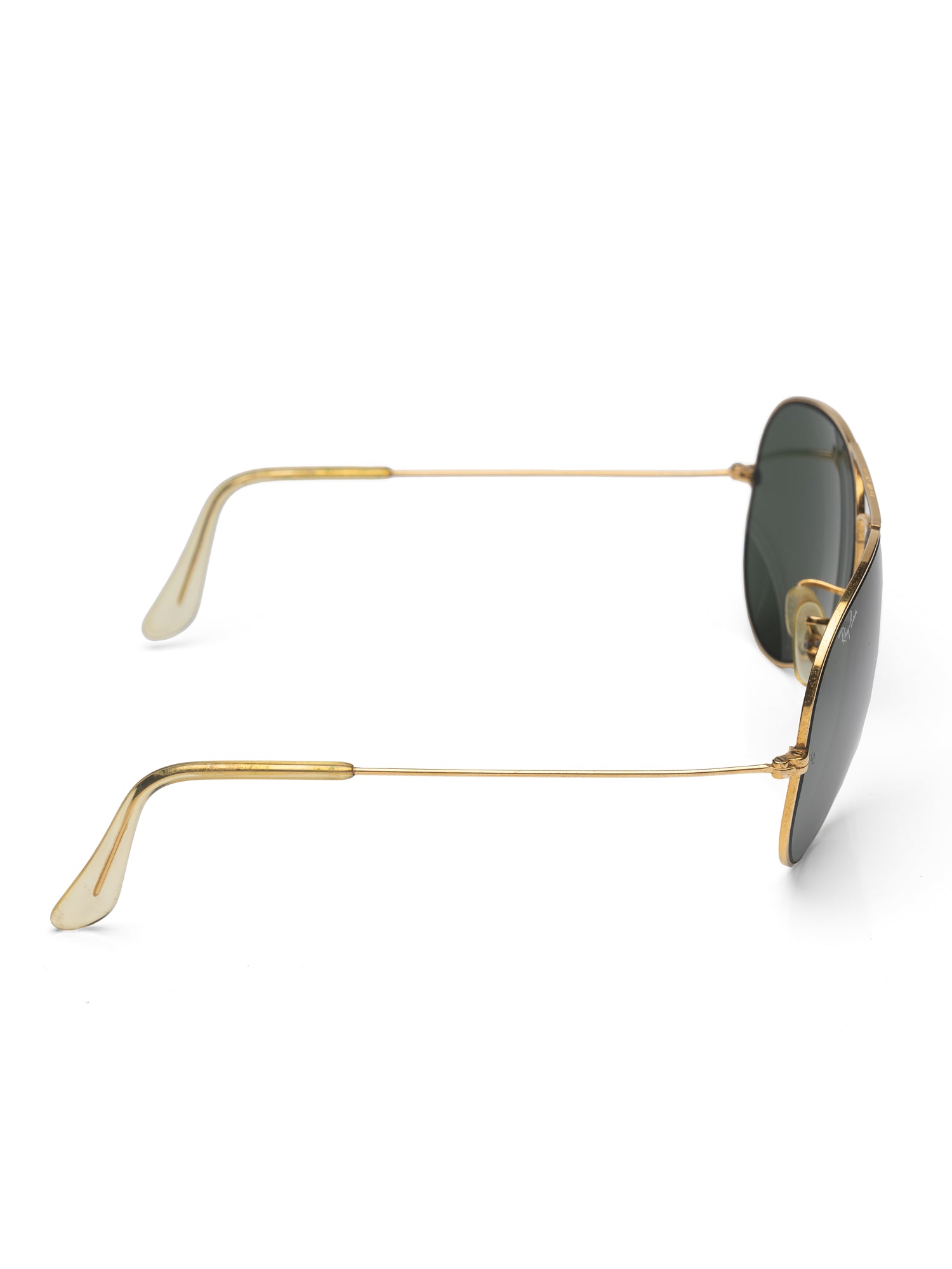 Vintage B&L RAY BAN USA Aviator Gold Sunglasses 62mm Bausch & Lomb