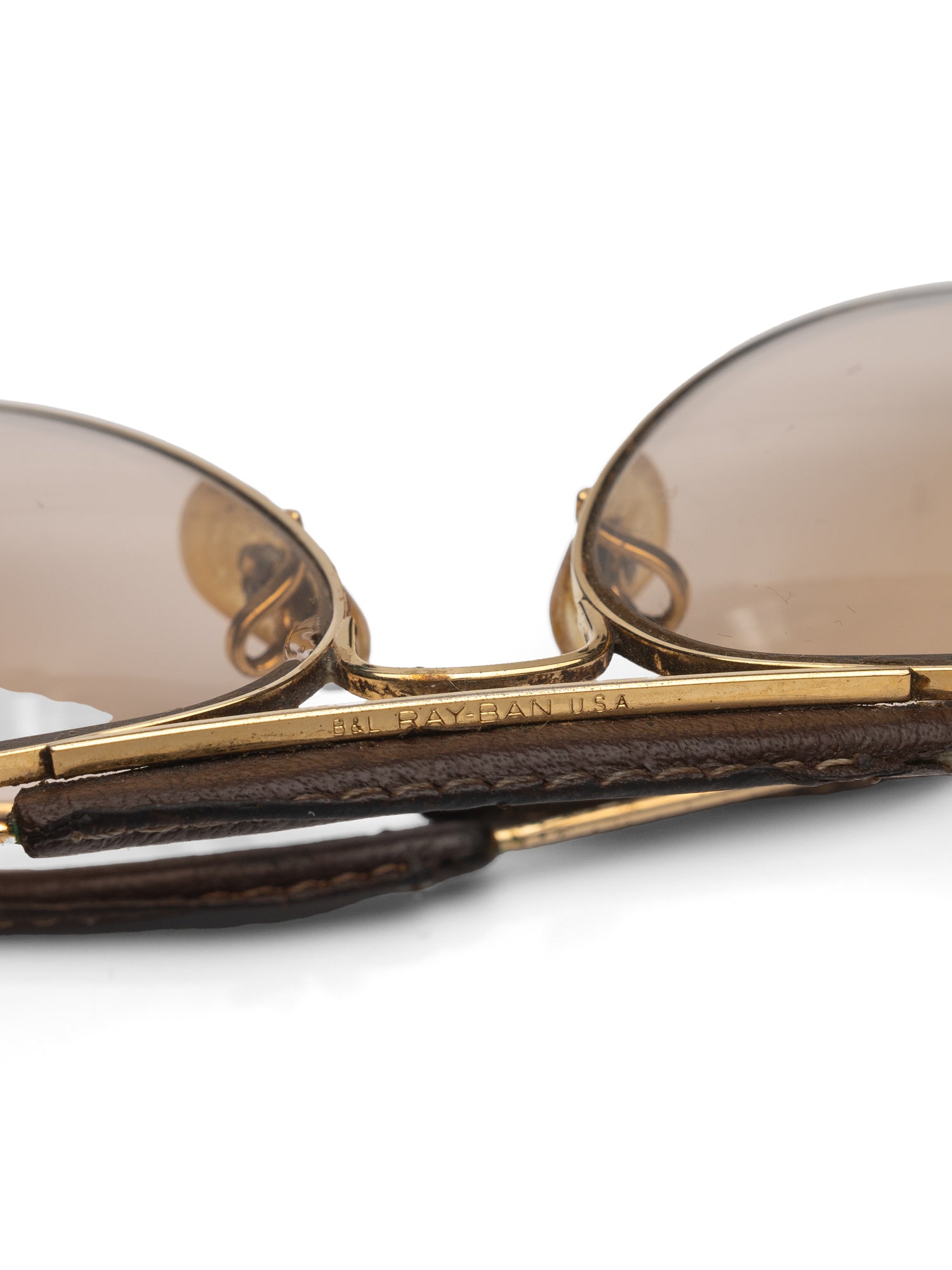 Vintage B&L RAY BAN USA Leathers "Outdoorsman" Changeables Sunglasses