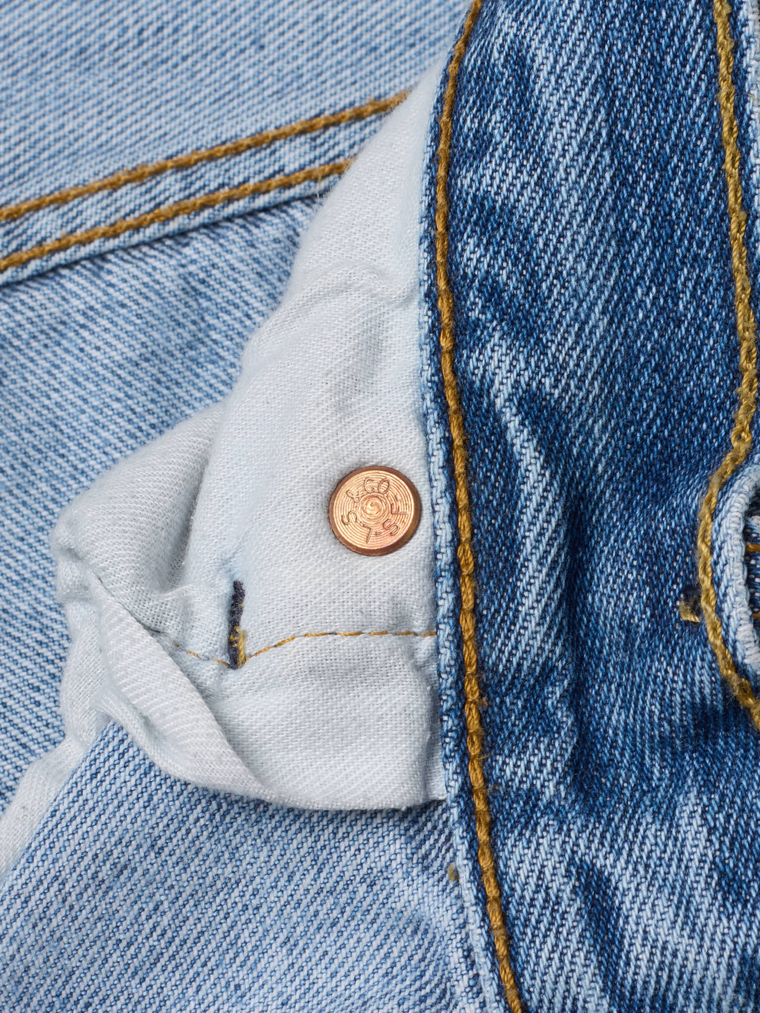 Vintage LEVI'S 501 Light Blue Cotton Jeans Amazing Fade