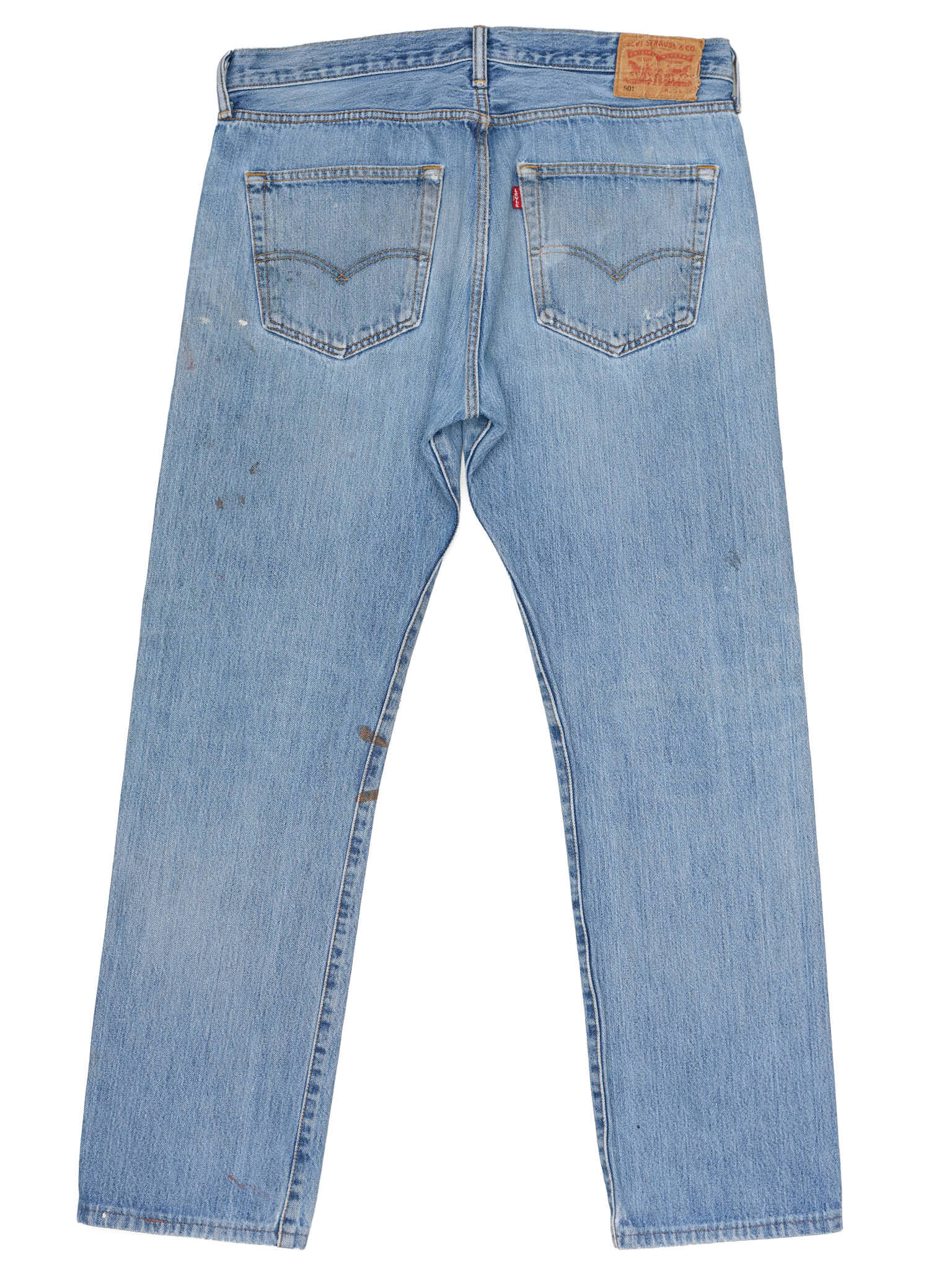 Vintage LEVI'S 501 Light Blue Cotton Jeans Amazing Fade
