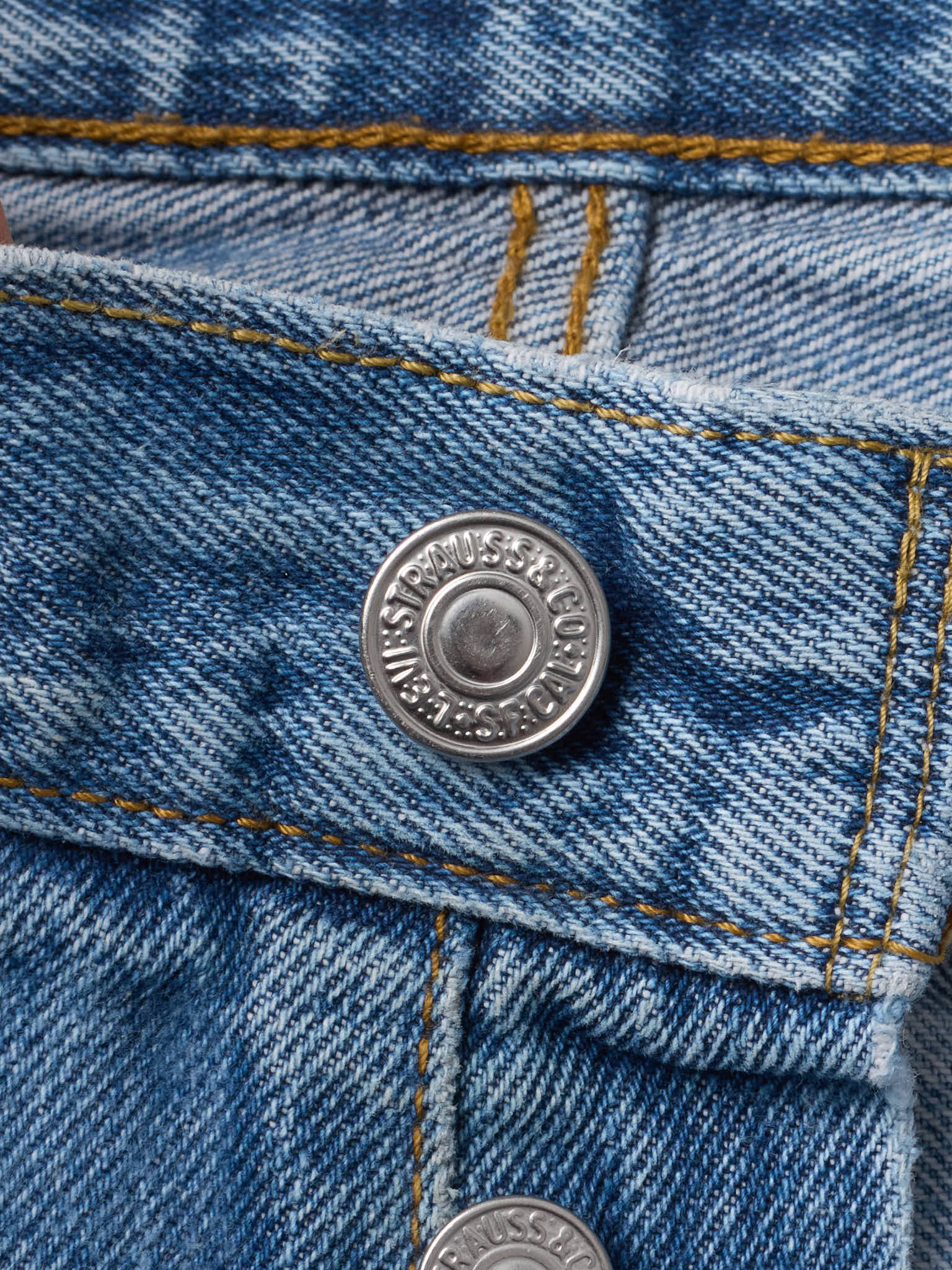 Vintage LEVI'S 501 Light Blue Cotton Jeans Amazing Fade