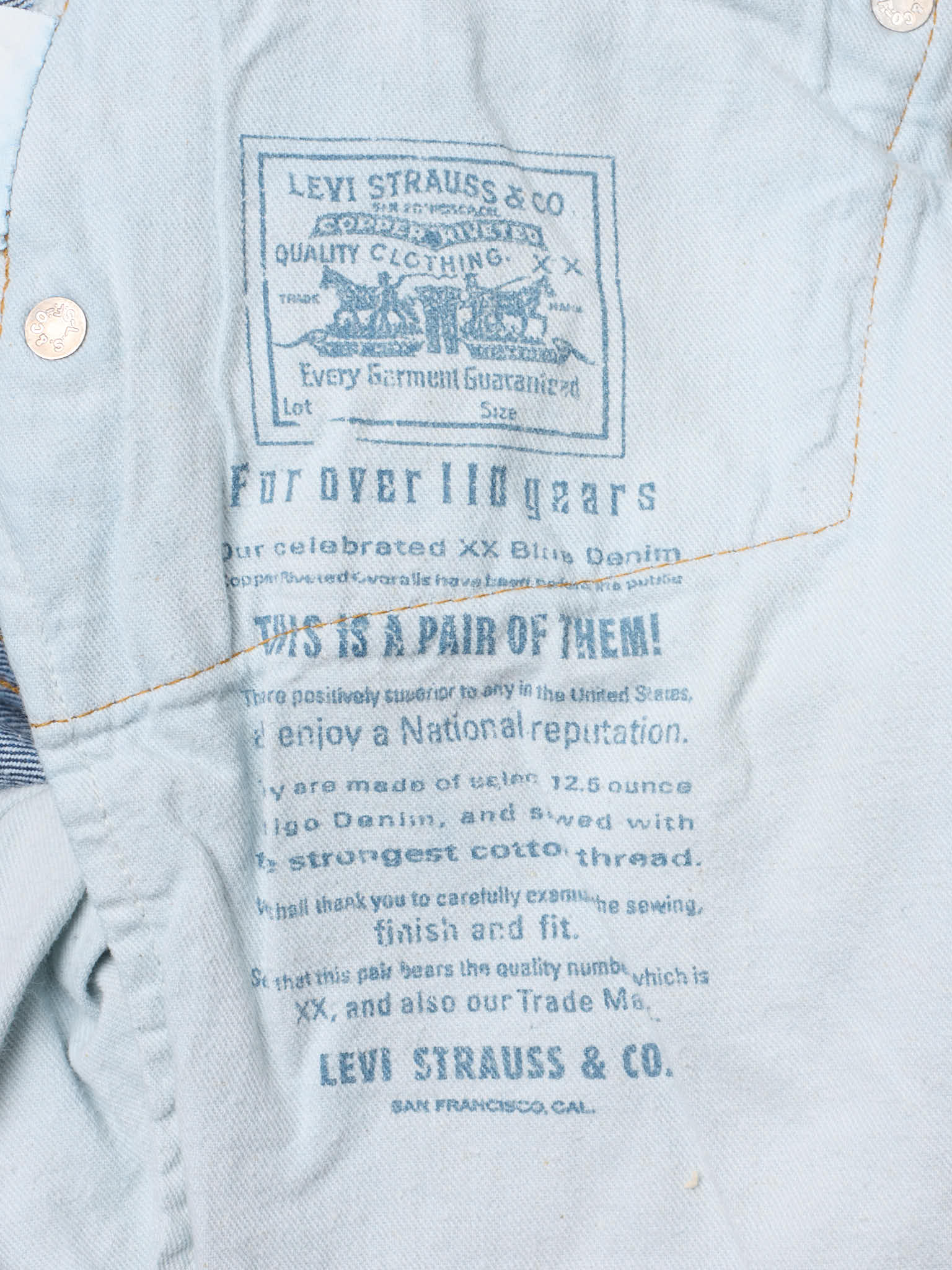 Ultra Rare Vintage LEVI'S 501 Jeans USA BIG E Valencia Street Pre LVC 1993 Grail